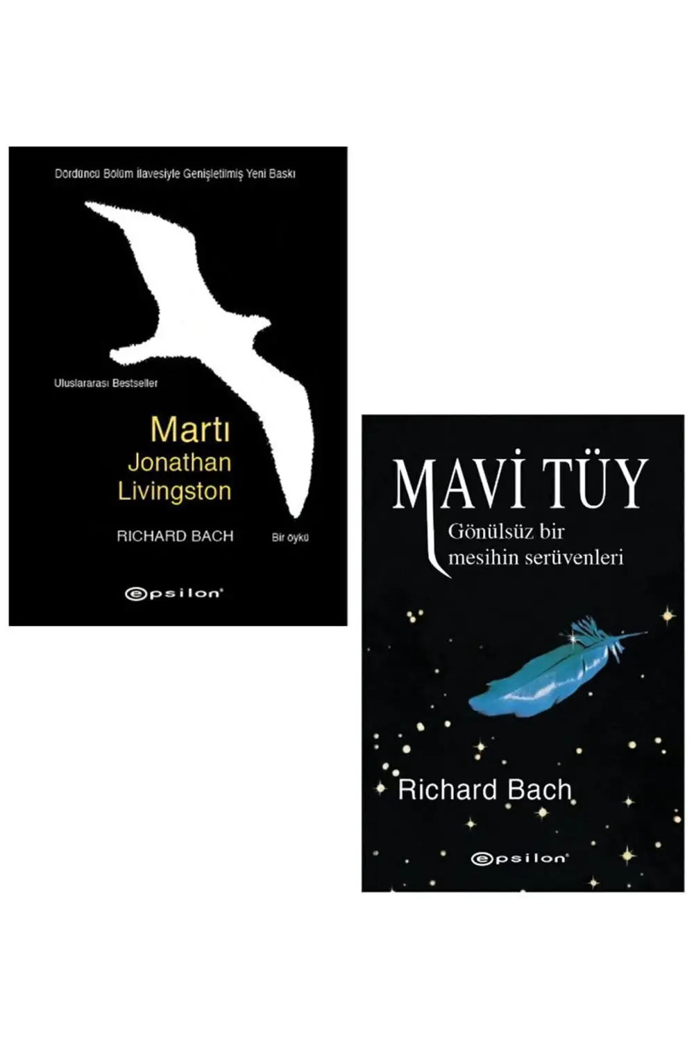 Richard Bach 2 Kitap Set / Martı Jonathan Livingston + Mavi Tüy