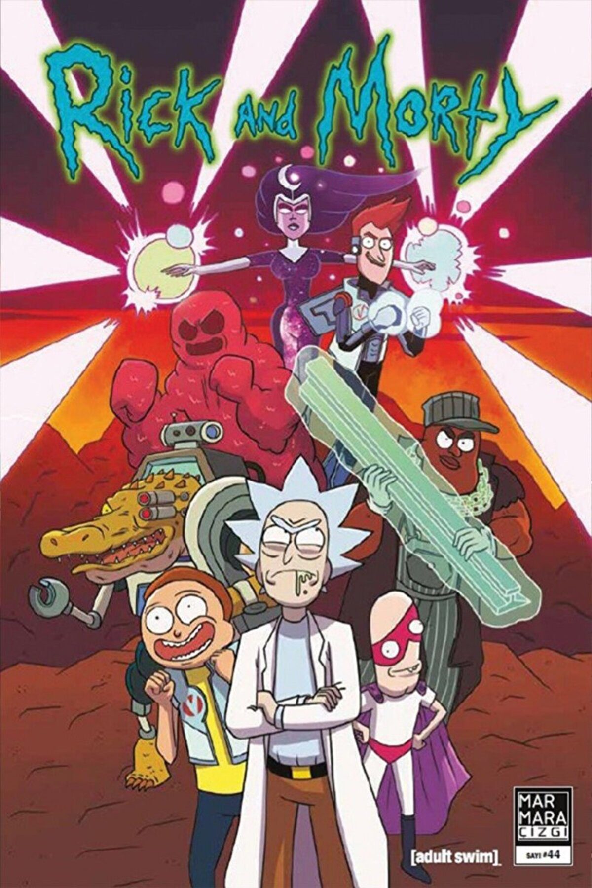 Rick and Morty #44 / Zac Gorman / Marmara Çizgi / 9786259882697