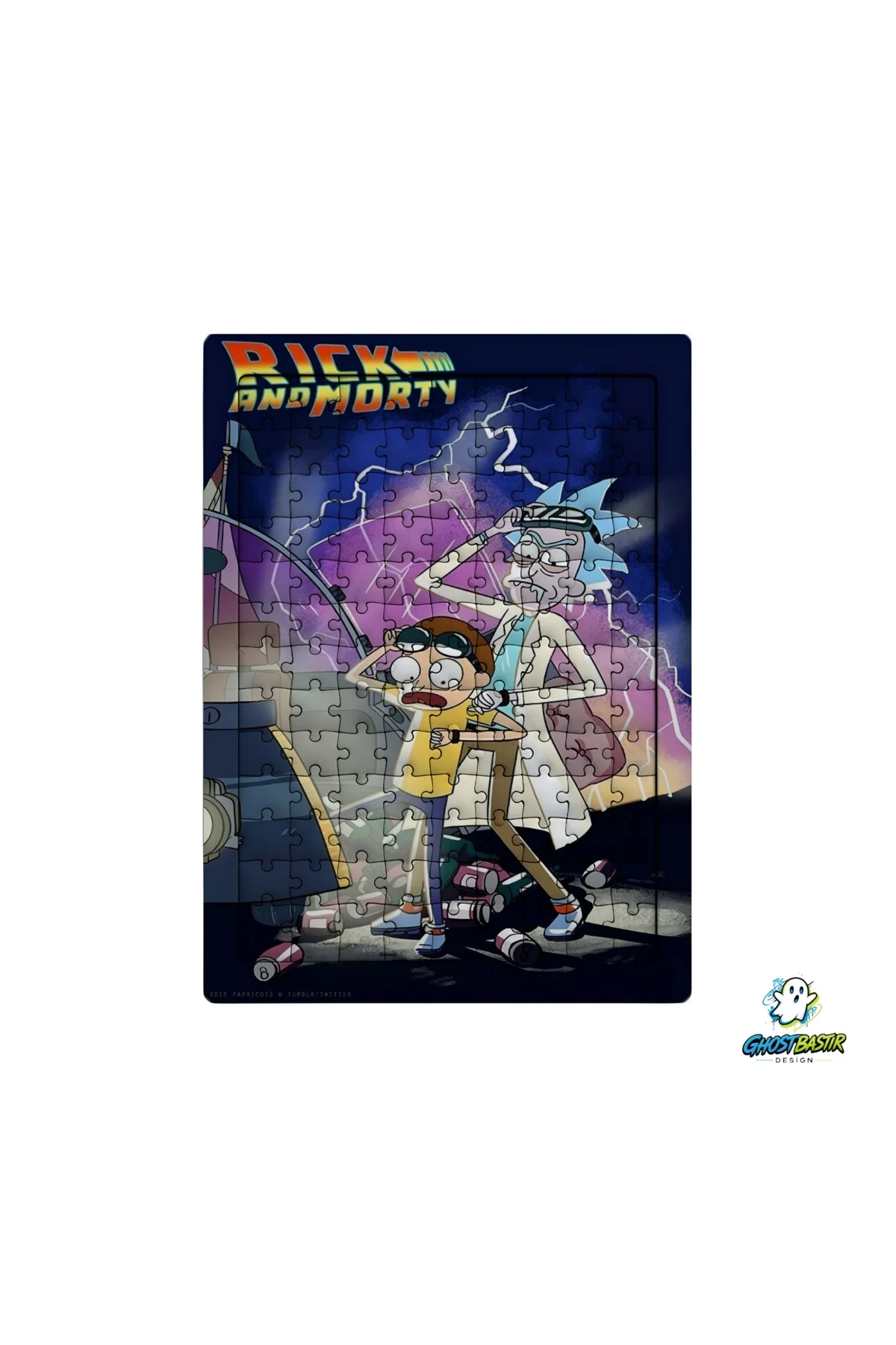 Rick and Morty 99 Parça Ayaklı Puzzle – Dekoratif Çocuk Yapbozu 0181
