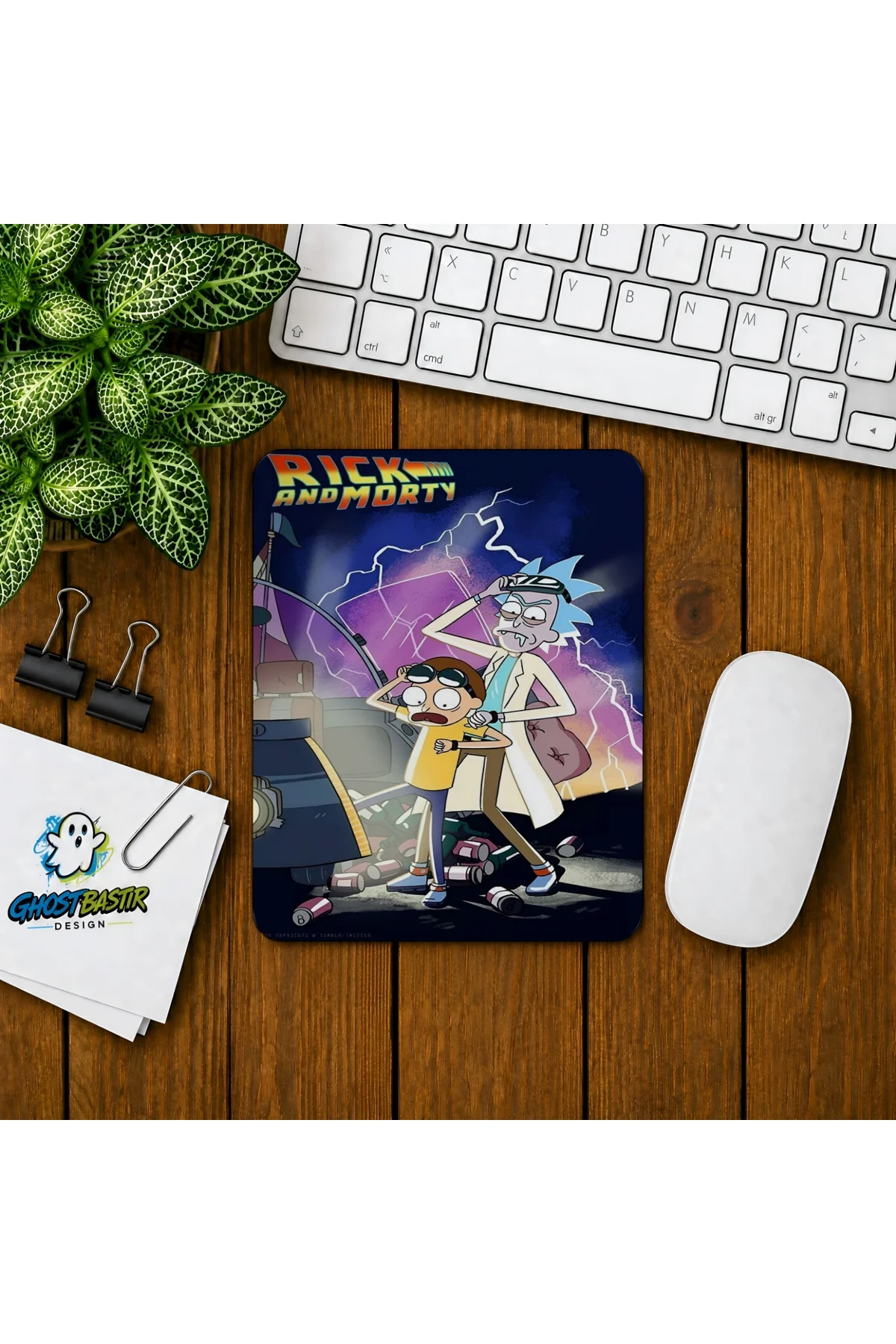 Rick and Morty Baskılı Oyuncu Mousepad 0255