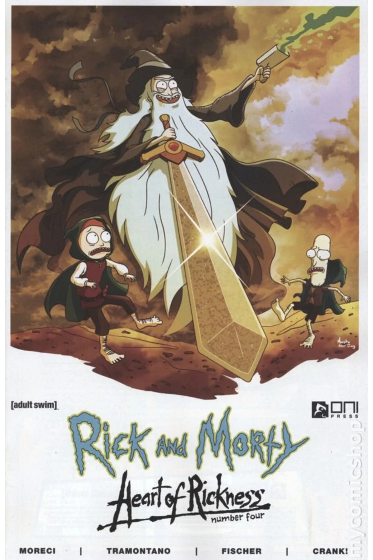 Rick and Morty Heart of Rickness #4B (ingilizce) Lord Of The Ring