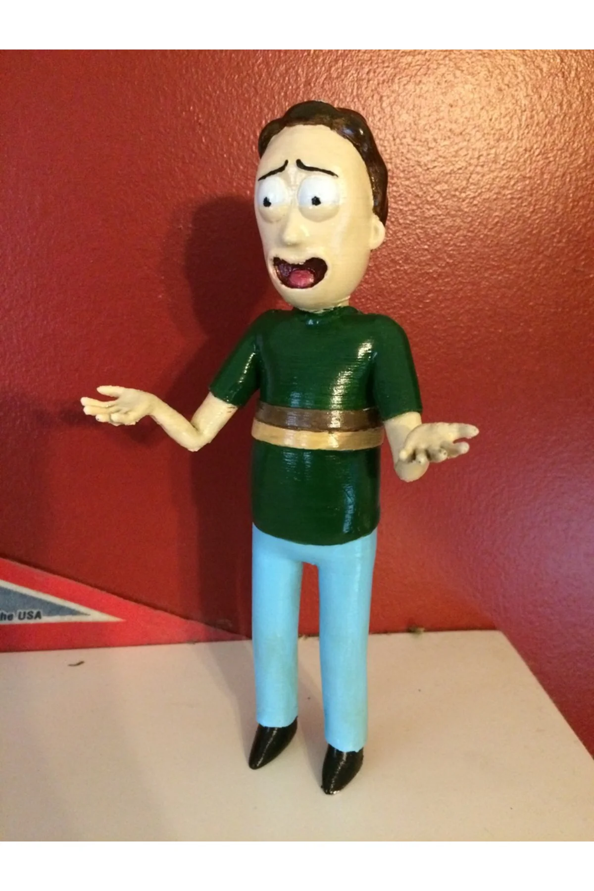 Rick and Morty Jerry Smith Figür Büyük Boy 20CM