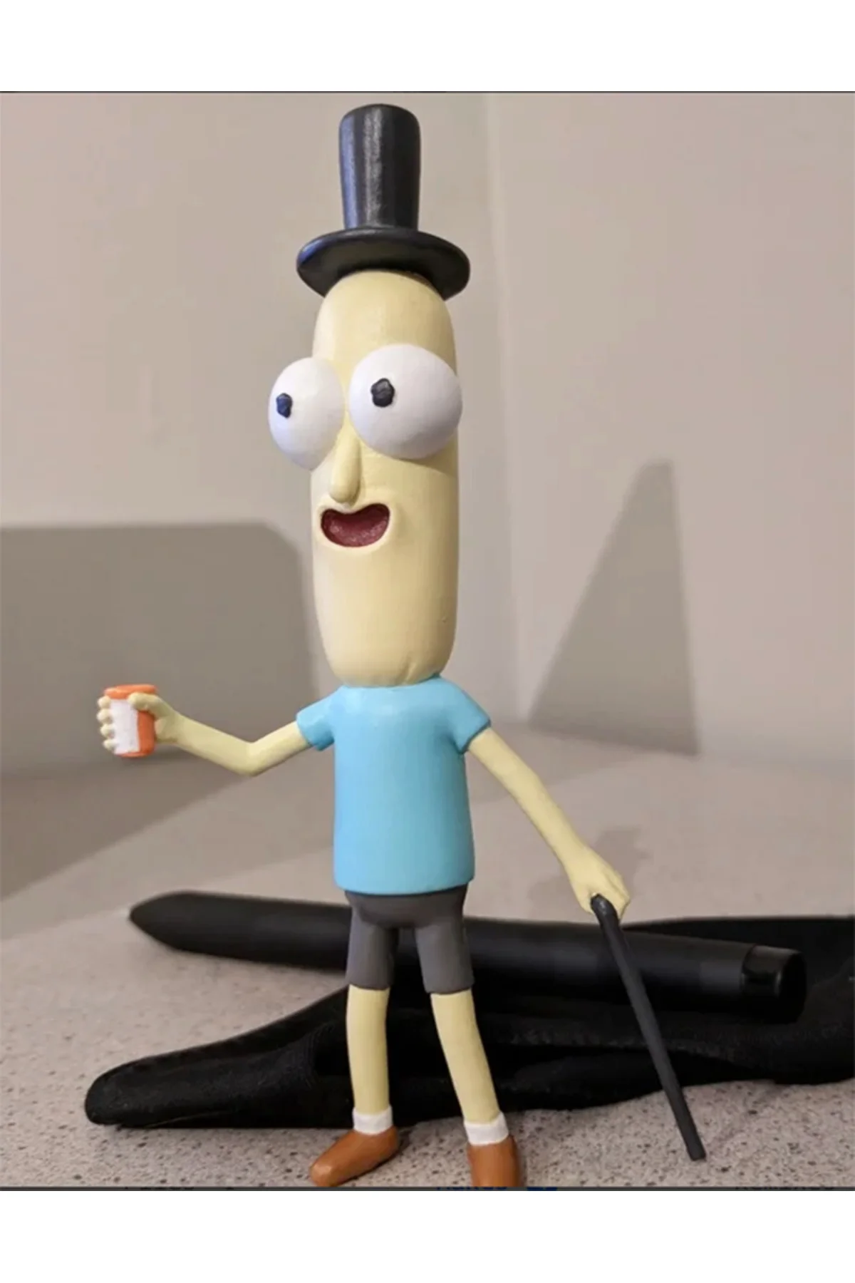 Rick and Morty Mr Poopybutthole Boyalı Figür 15CM