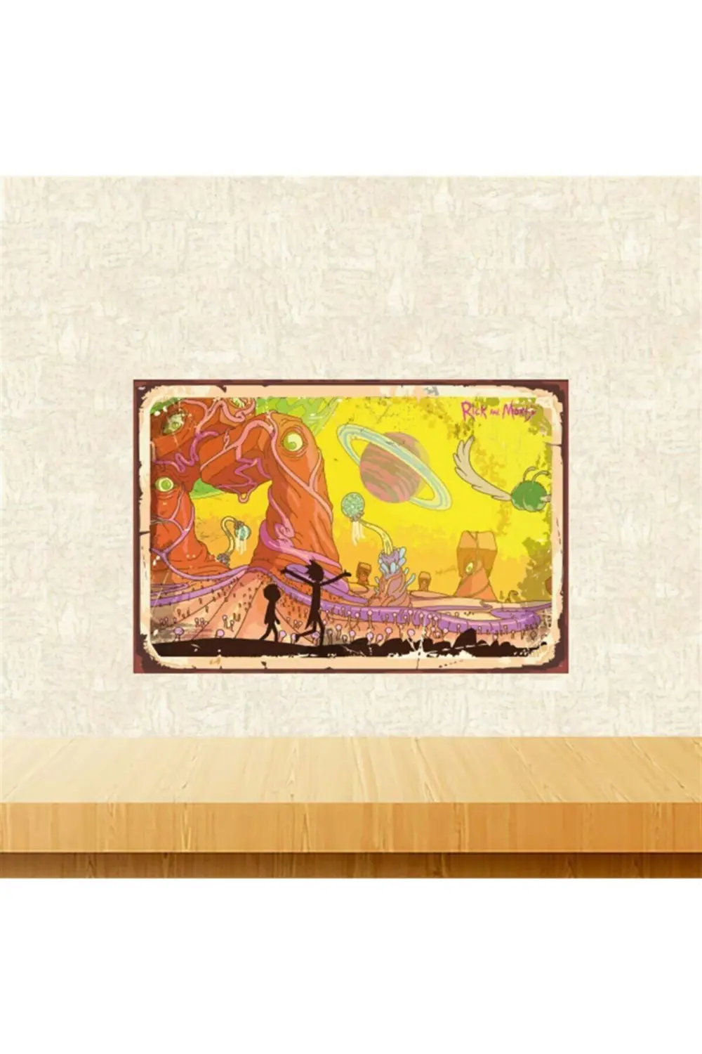 Rick And Morty Tasarımlı 20-30 Cm Retro Ahşap Tablo Tkfx5663 Rick And Morty Tasarımlı 20-30 Cm Retro Ahşap Tablo Tkfx5663