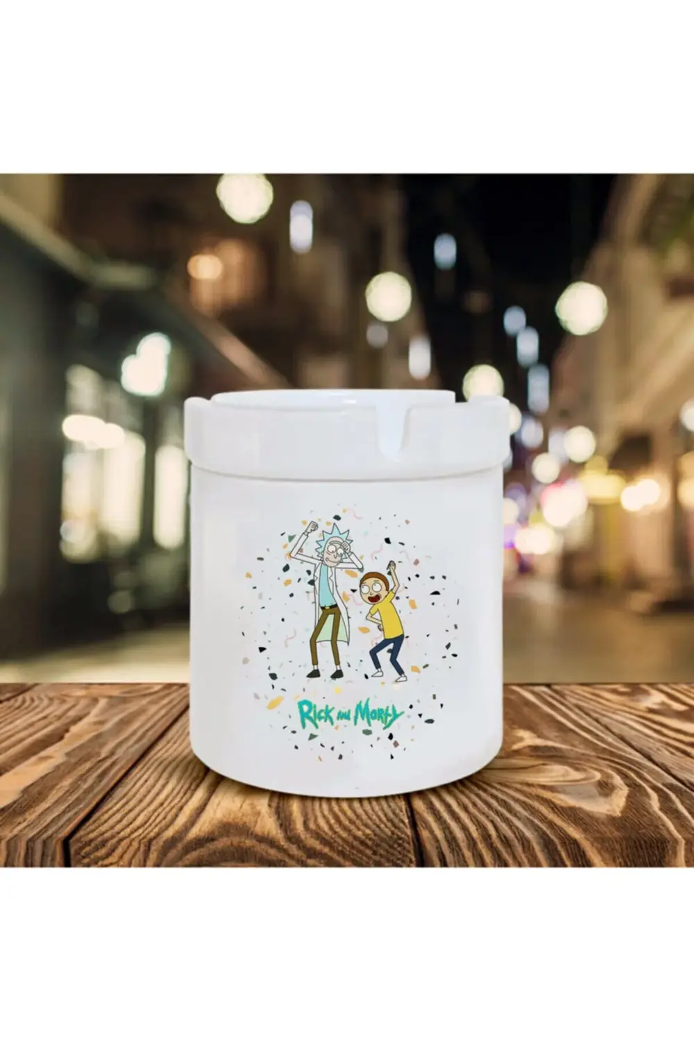 Rick And Morty Temalı Seramik Küllük