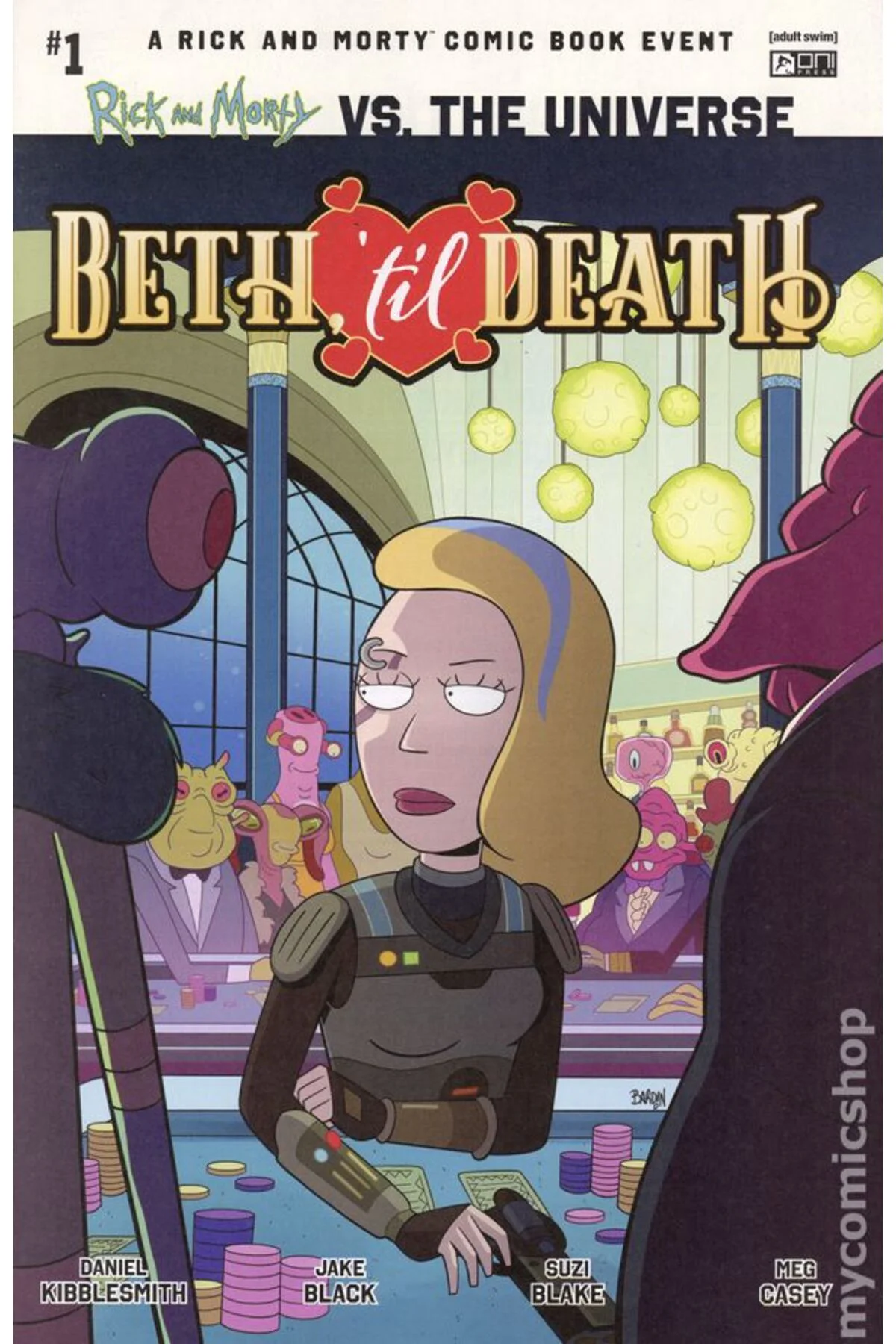 Rick and Morty vs. the Universe Beth til Death #1A (ingilizce)