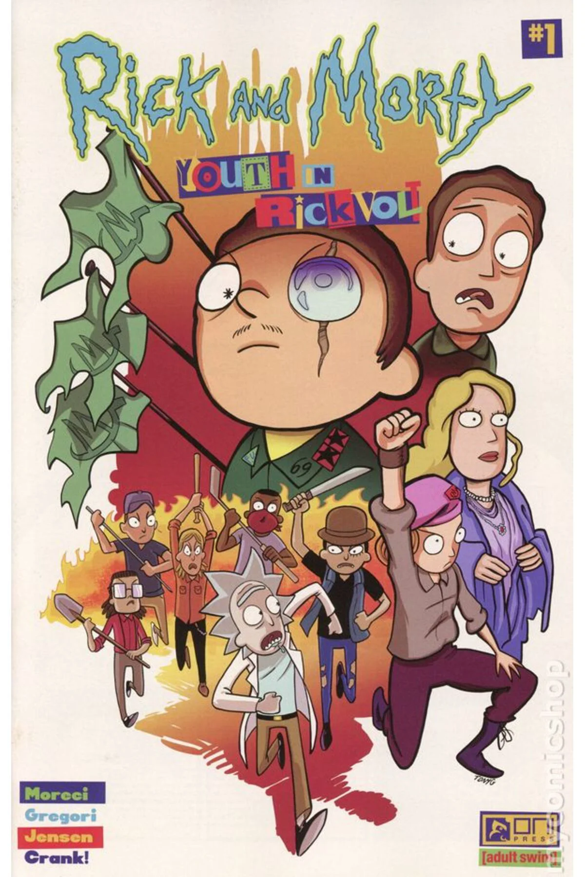Rick and Morty Youth in Rickvolt #1A (ingilizce)