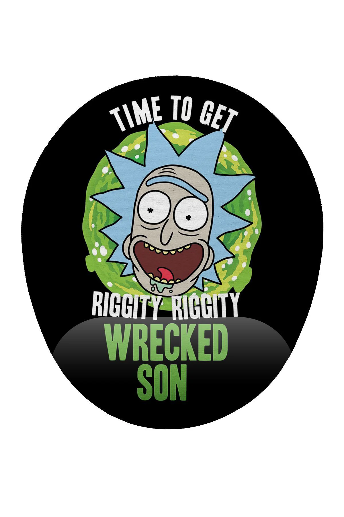 Rick Wrecked Son Bilek Destekli Mouse Pad Ergonomik Kaymaz Taban 