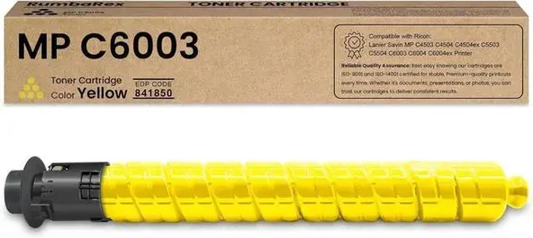 RİCOH MP C6003Y YELLOW (SARI) ORJİNAL TONER