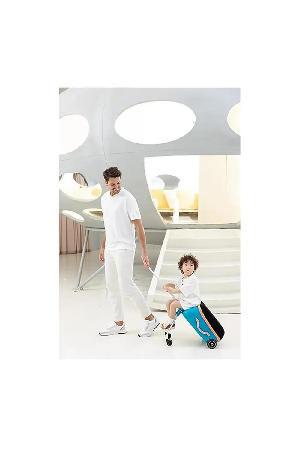 Ride On Luggage Eazy Ocean Blue