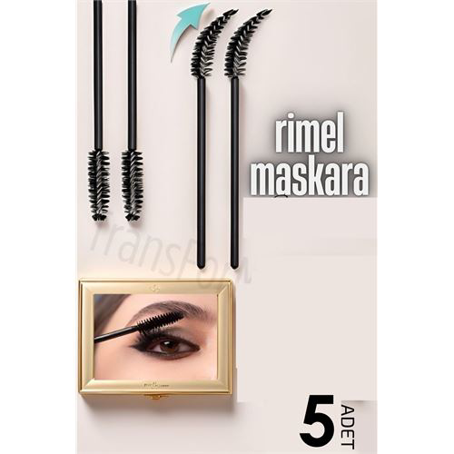 Rimel Maskara Fırçası Esnek 5 ADET Rimel Maskara Fırçası Esnek 5 ADET