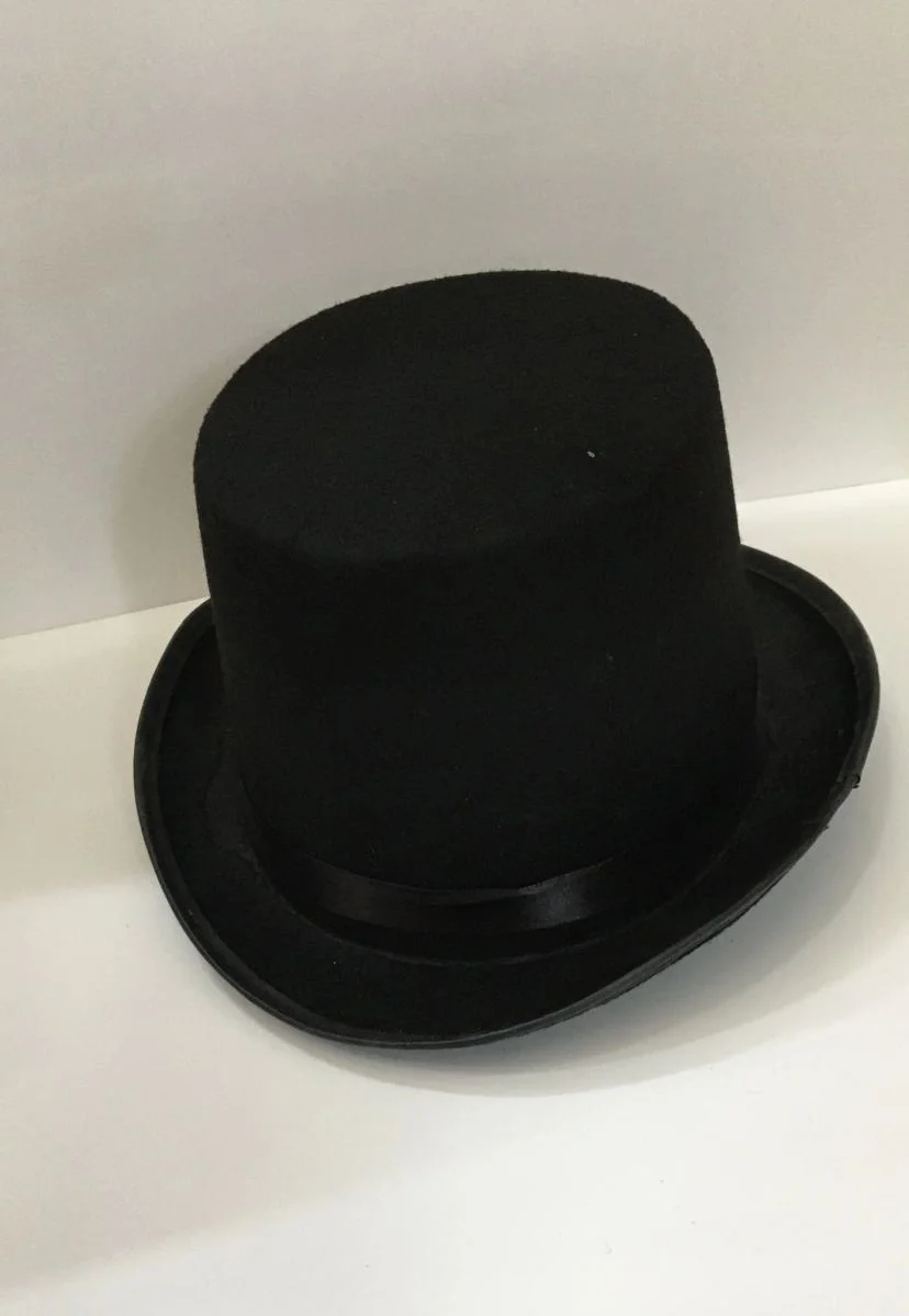 Ringmaster Sihirbaz Şapkası - Yetişkin Fötr Üst Şapka Siyah (15cm) Fiyatı, Yorumları ve Özellikleri