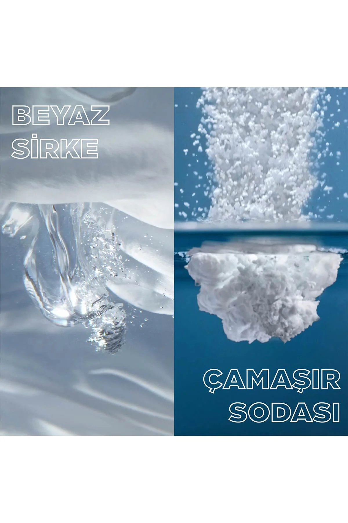 RINSOBeyaz Sirke Ve Çamaşır Sodası Beyazlar Için Toz Deterjan 10 