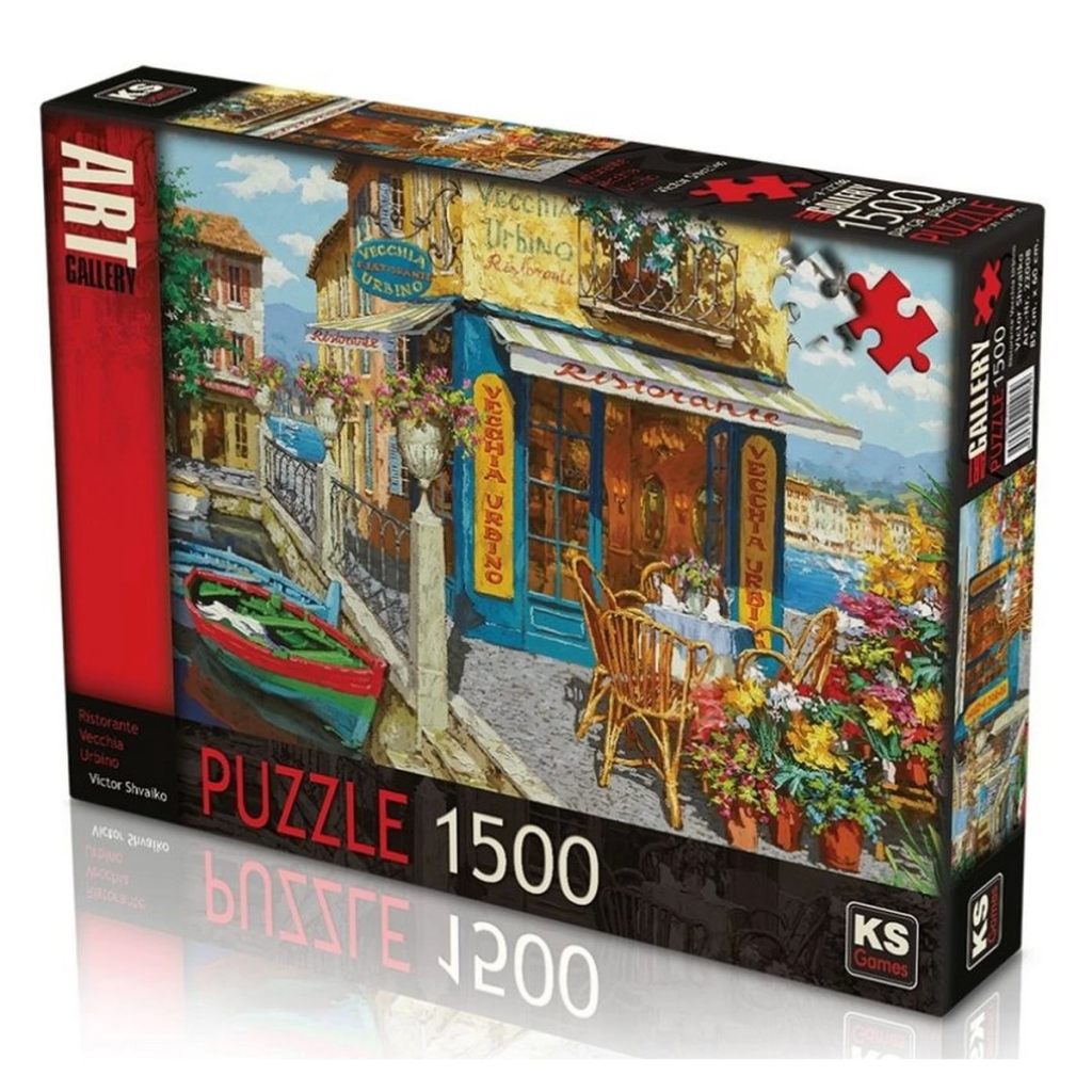 Ristorante Vecchia Urbino 1500 Parça Puzzle Ristorante Vecchia Urbino 1500 Parça Puzzle