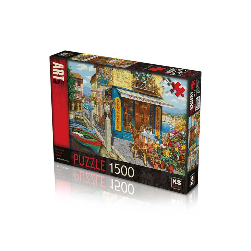 Ristorante Vecchia Urbino 1500 Parça Puzzle Ristorante Vecchia Urbino 1500 Parça Puzzle