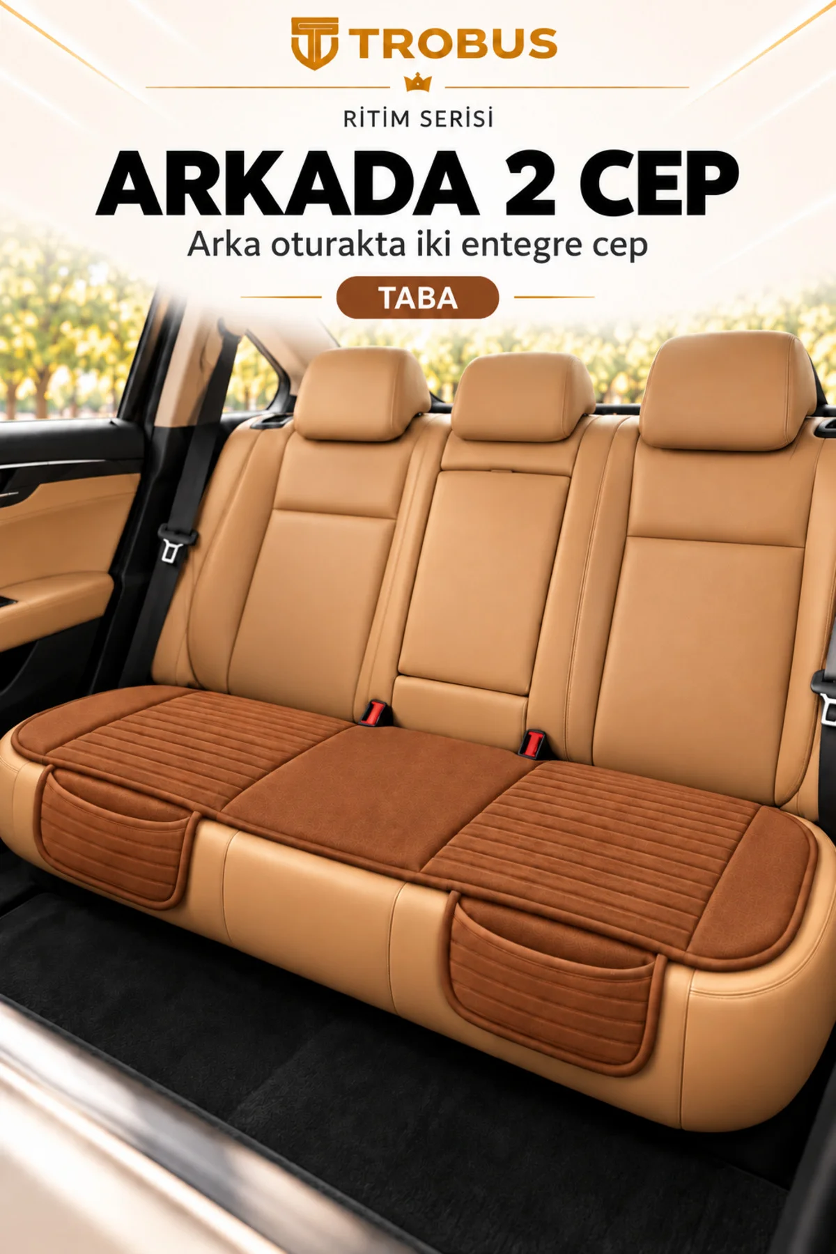 Ritim BMW 5 Serisi 2010 ve Sonrası Baby Face 5'li Koltuk Minderi Taba - Görsel 5