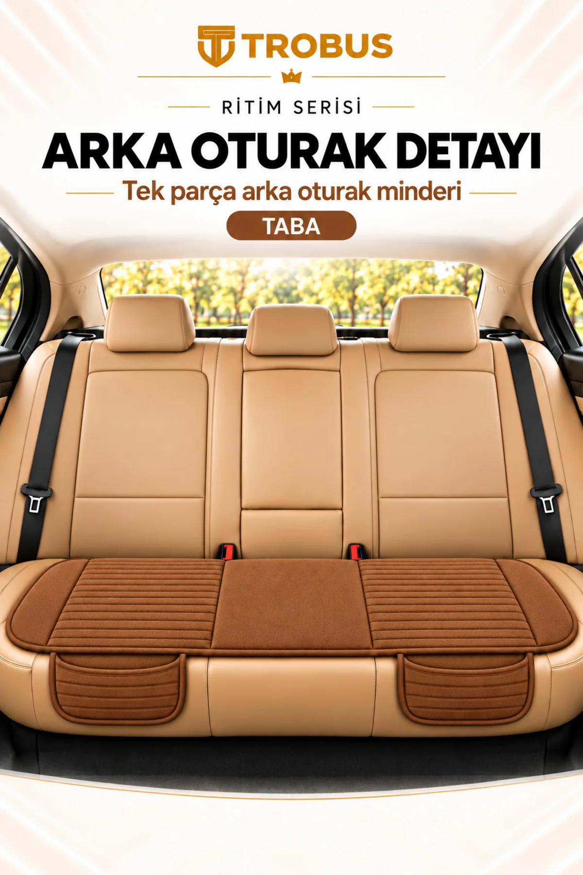 Ritim Skoda Octavia 2004 ve Sonrası Baby Face 5'li Koltuk Minderi Taba Ritim Skoda Octavia 2004 ve Sonrası Baby Face 5'li Koltuk Minderi Taba