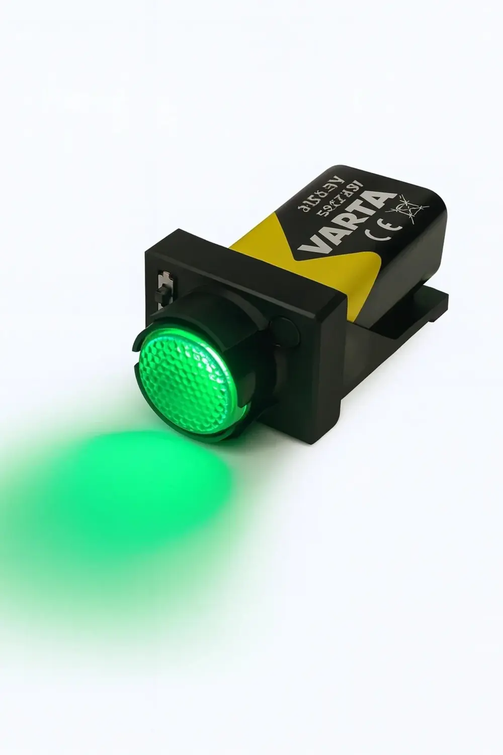 Ritme Duyarlı Yeşil Renk 1W Darbuka Işığı (Pil Dahil)