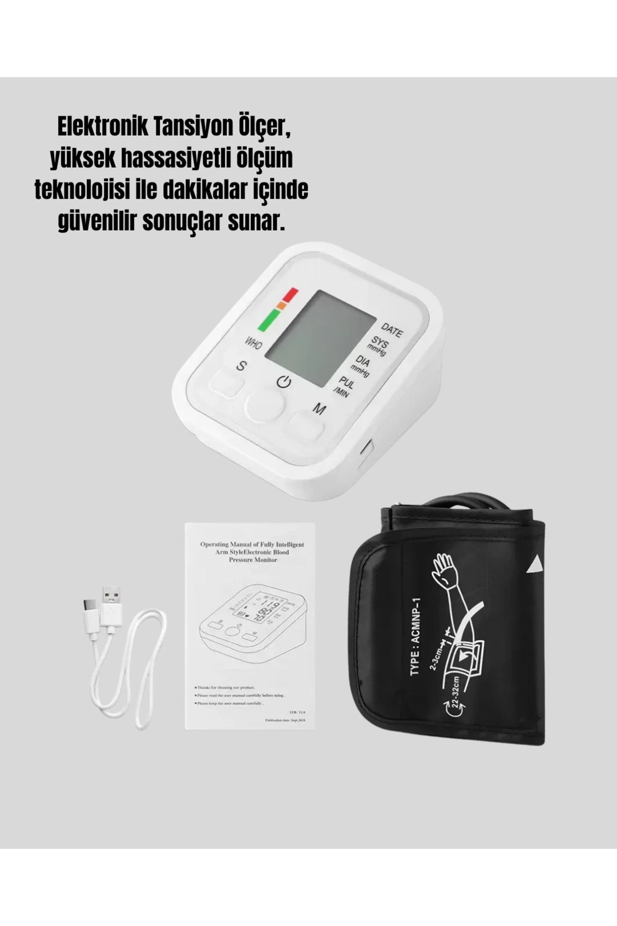 Ritmi Tespit Özellikli Dijital Tansiyon Aleti - Lisinya