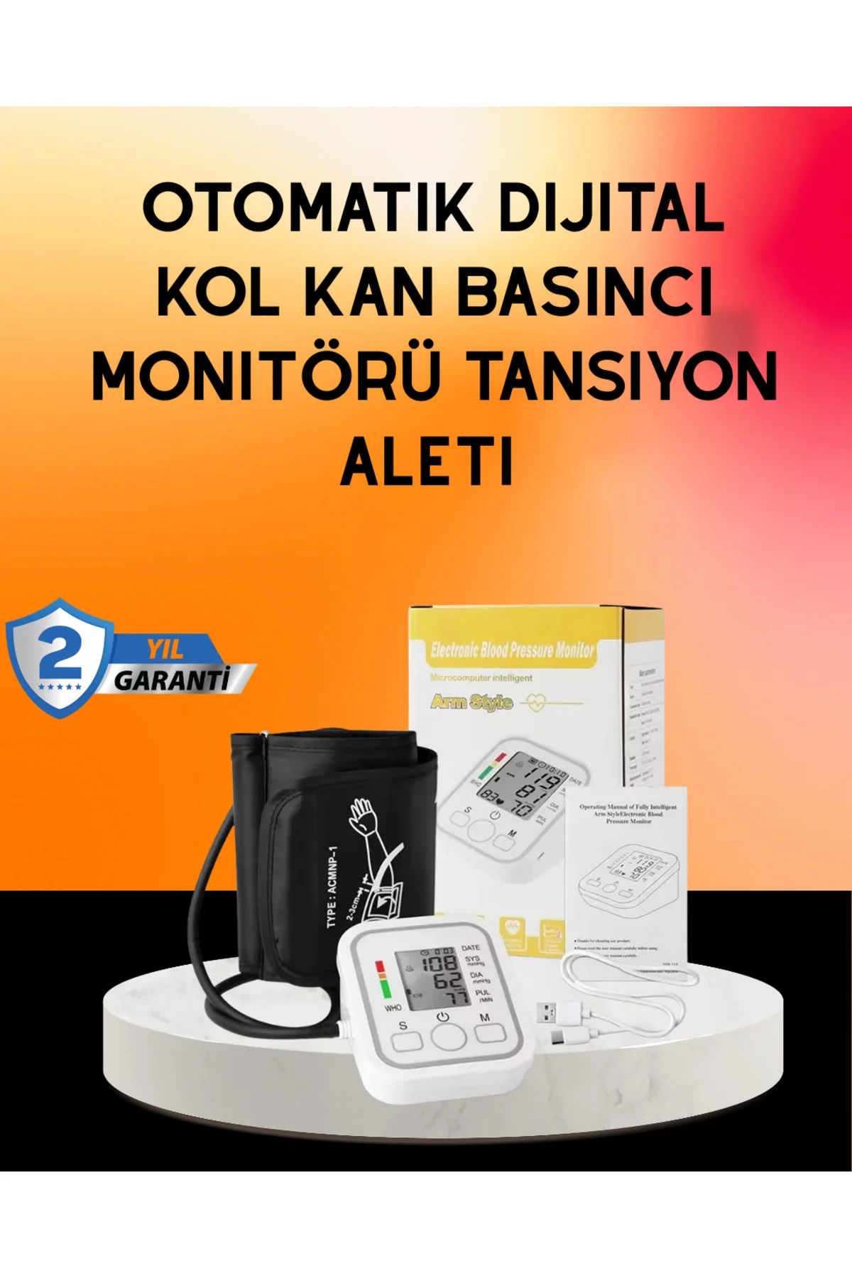 Ritmi Tespit Özellikli Dijital Tansiyon Aleti Ritmi Tespit Özellikli Dijital Tansiyon Aleti