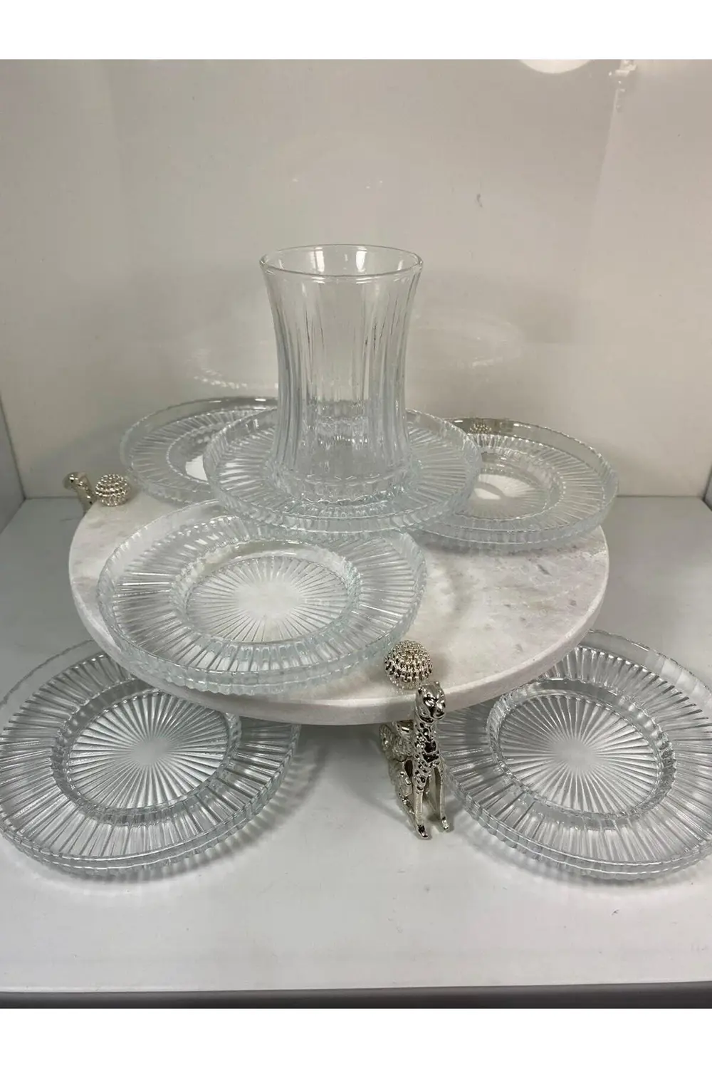 Riva Çay Tabağı 6 Lı Elysia Çay Bardağına Uyumludur