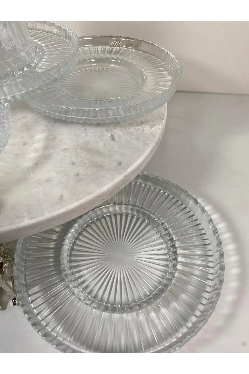 Riva Çay Tabağı 6 Lı Elysia Çay Bardağına Uyumludur