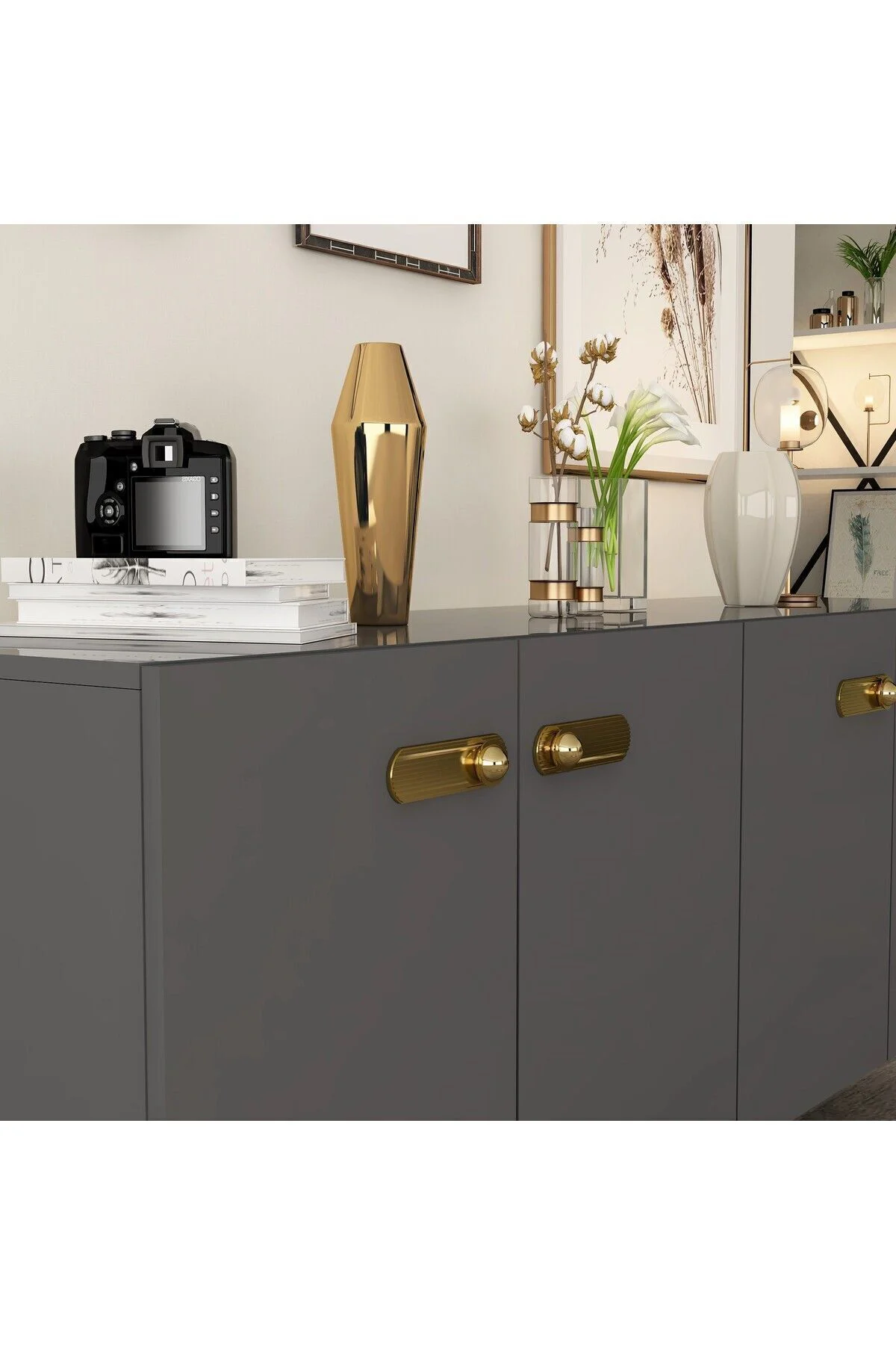 RİVA KONSOL 4 KAPAKLI BEYAZ