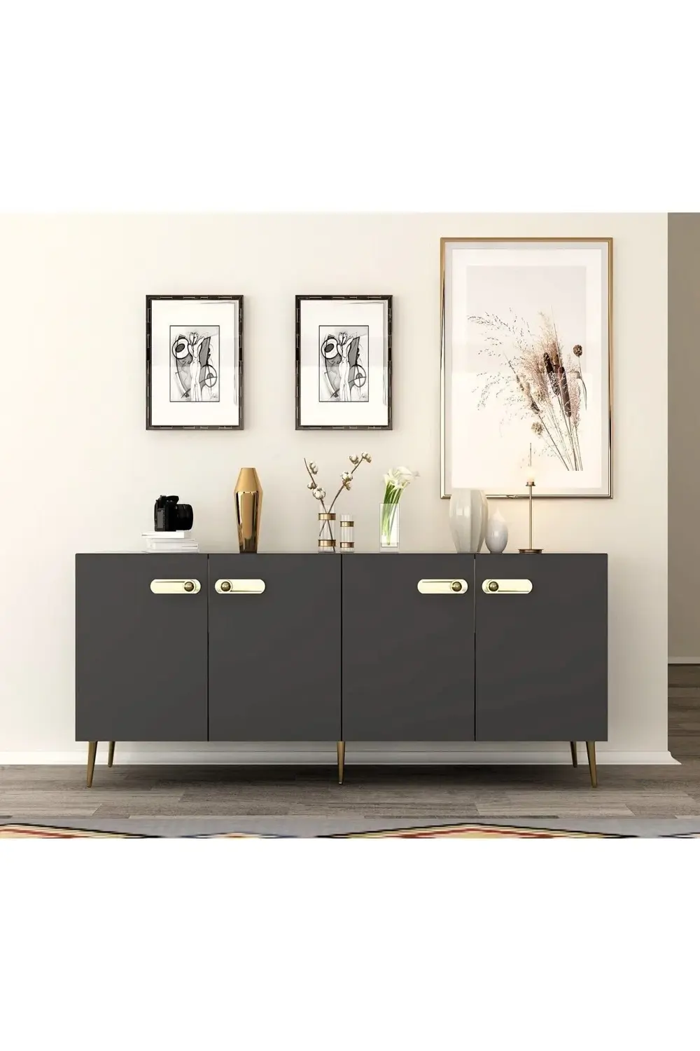 RİVA KONSOL 4 KAPAKLI BEYAZ