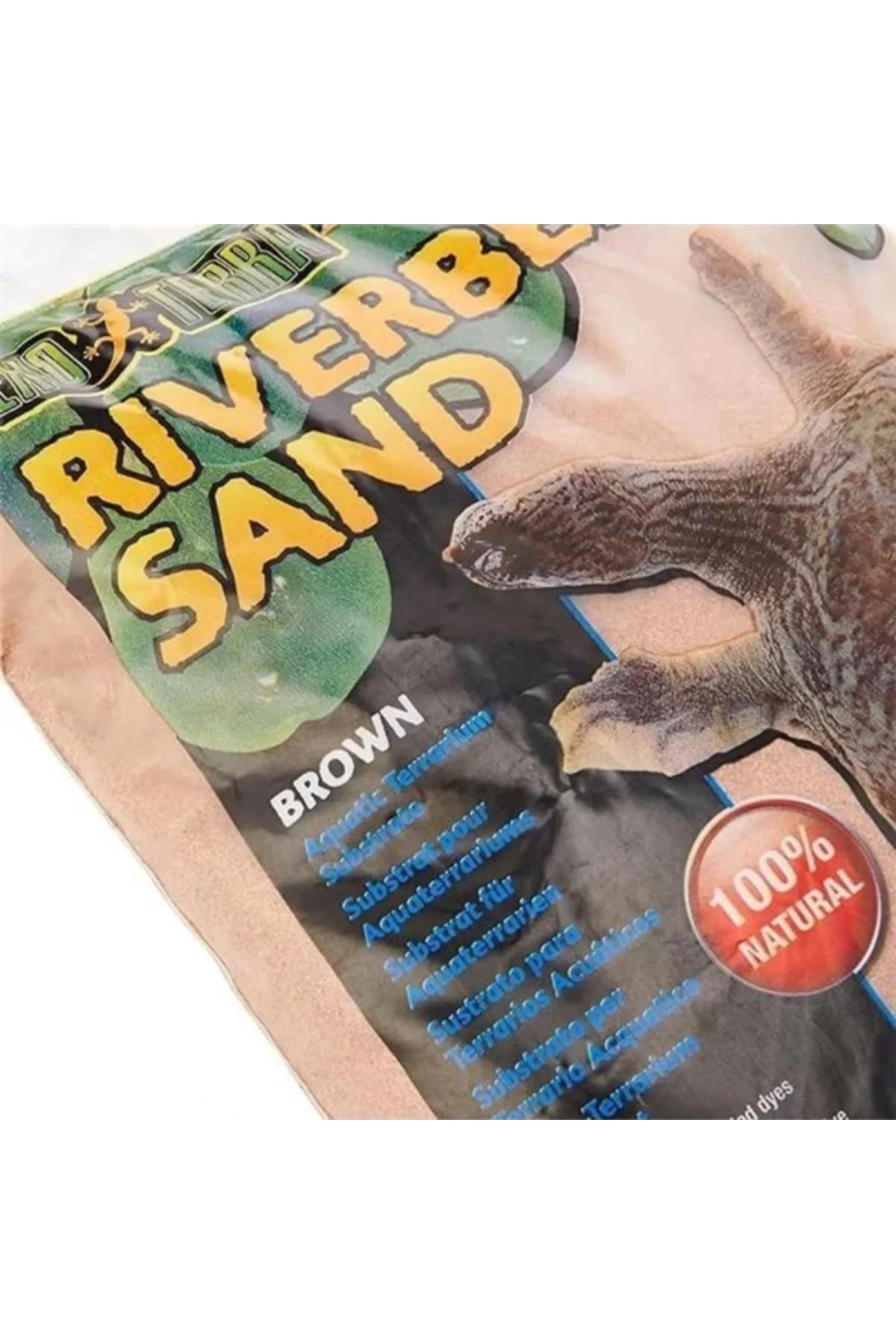 Riverbed kumu, akvaryum substratı, doğal kum, su kaplumbağaları i