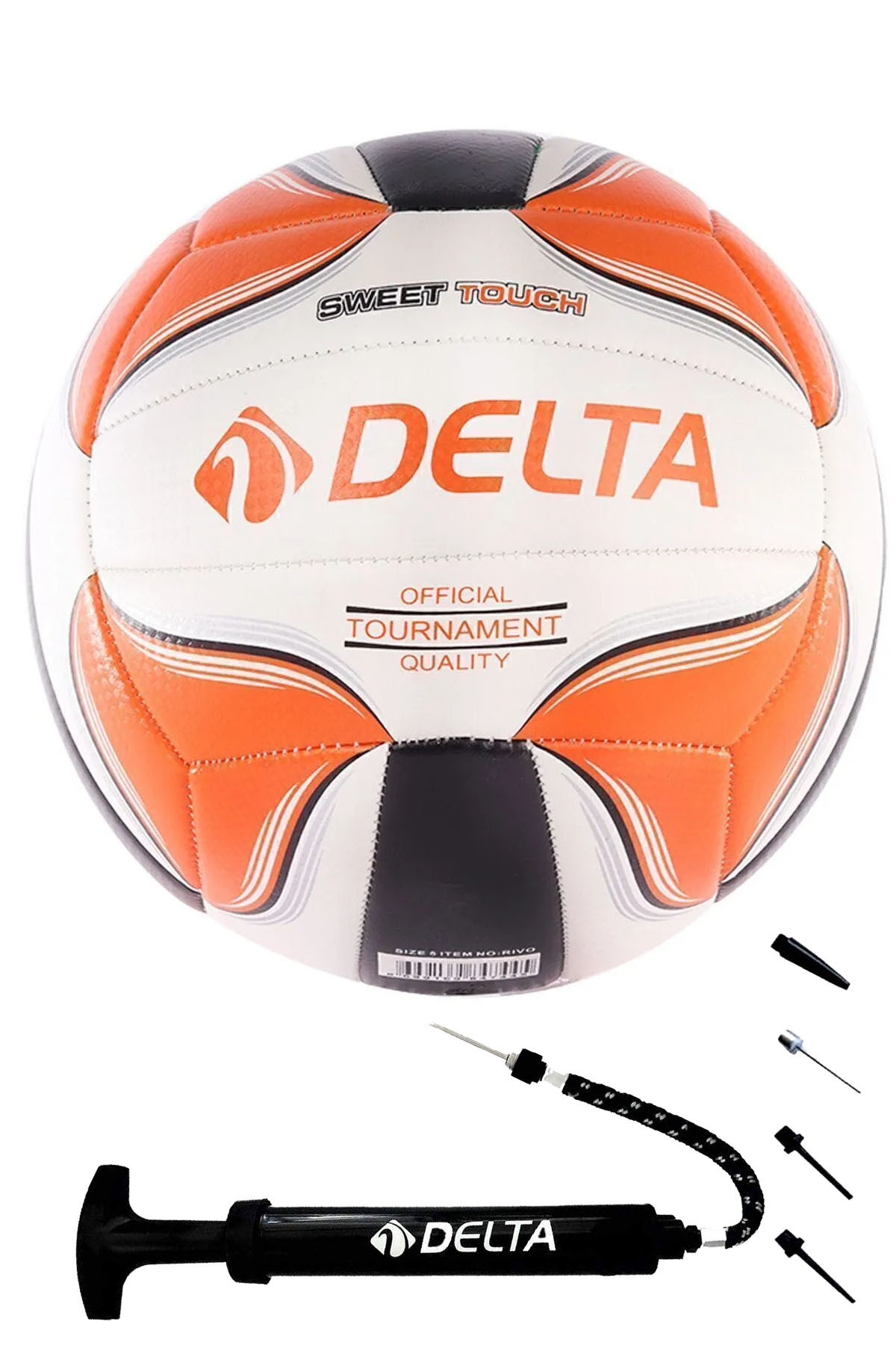 Rivo 5 Numara Voleybol Topu – Dayanıklı Dikişli Top ve Pompa İkil