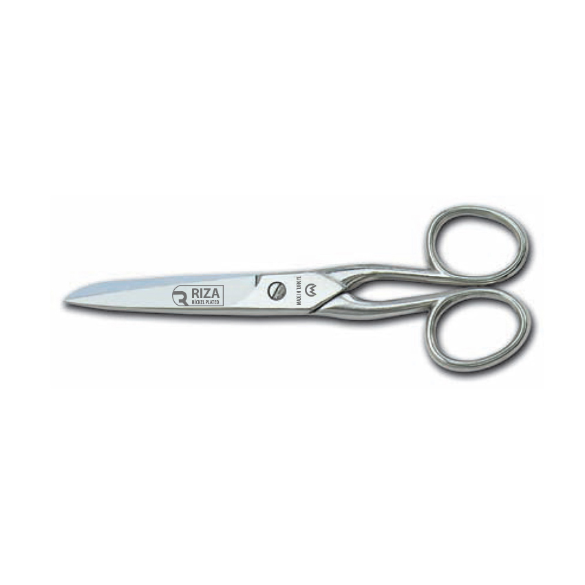 Rıza A4431-5 İplik ve Saya Makası No: 5 inç / 12,70 cm - Nikel Ka