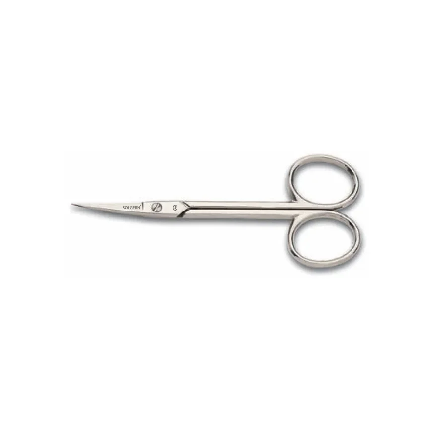 Rıza M-163 Nakış Makası No: 4 inç / 10,16 cm - Nikel Kaplama