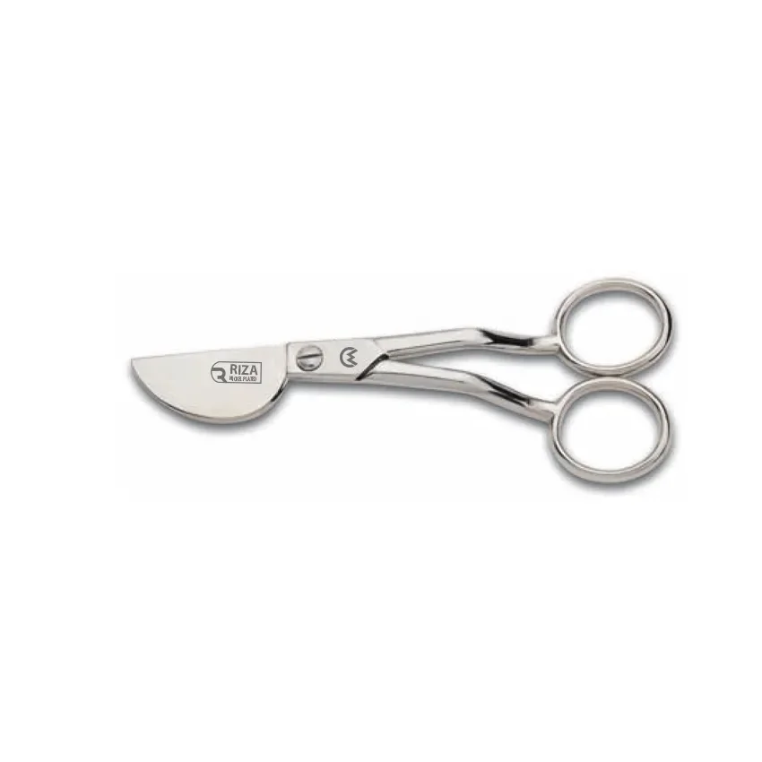 Rıza M-213 Dokumacı Ponpon Makası No: 6 İnç / 15,24 Cm - Nikel Kaplama