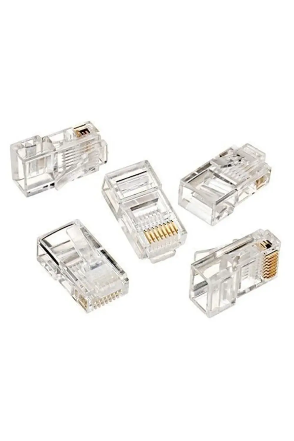 RJ45 CAT5/CAT6 UÇ 8P8C POWERMASTER (100LÜK PAKET) POŞETLİ