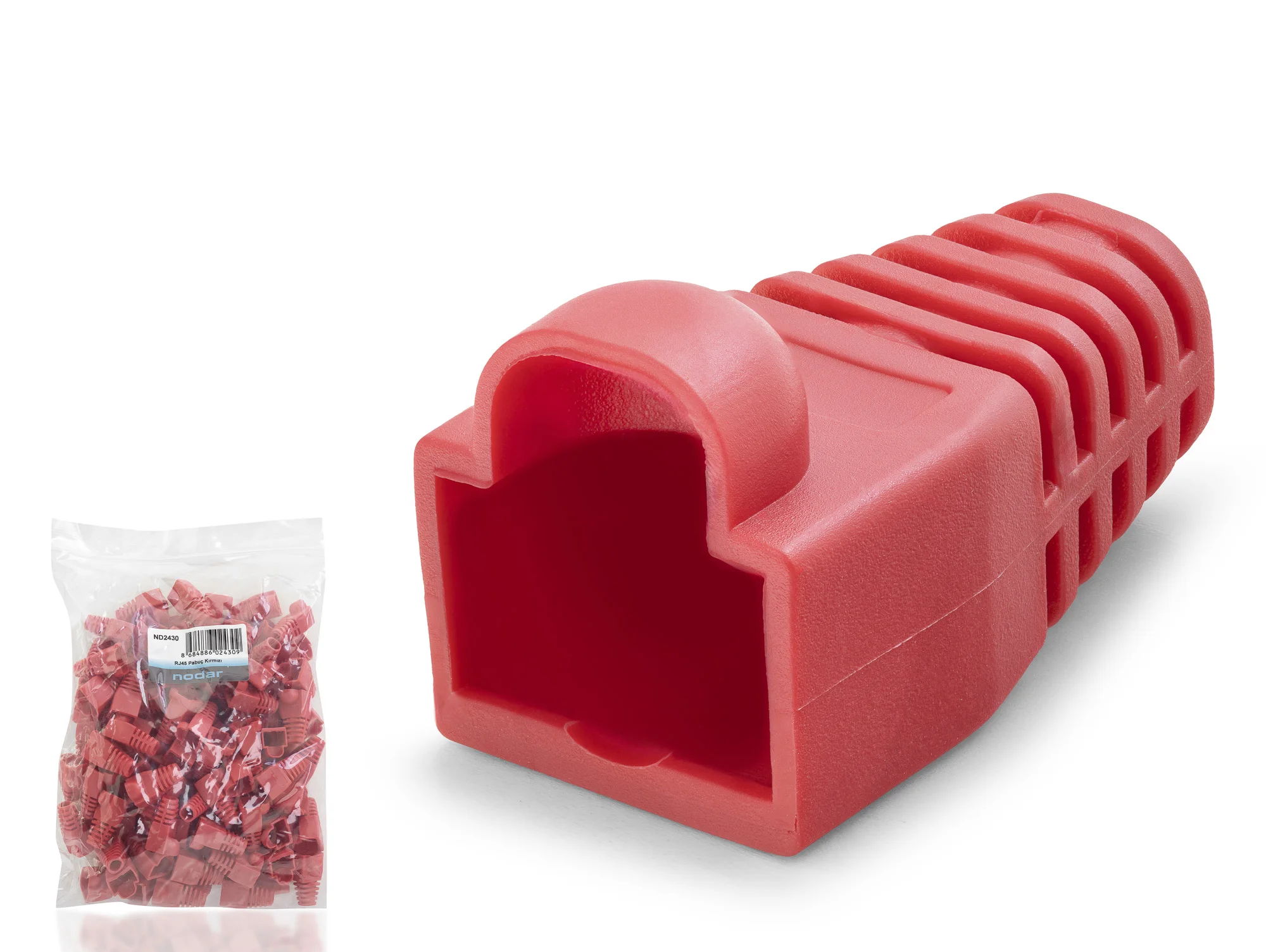Rj45 Konnektör Papuç 100’Lü Paket - Kırmızı Nd2430 Rj45 Konnektör Papuç 100’Lü Paket - Kırmızı Nd2430