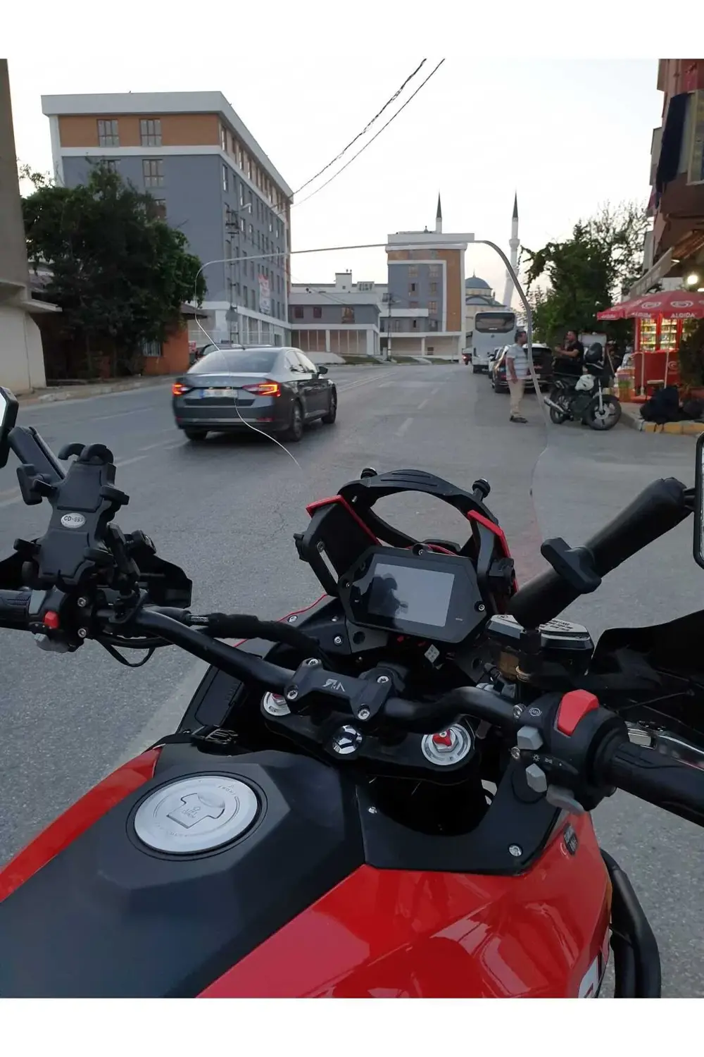 RKN 530 ADV Siperlik Ön Cam 2021-2025 Model uyumlu  55cm Şeffaf R