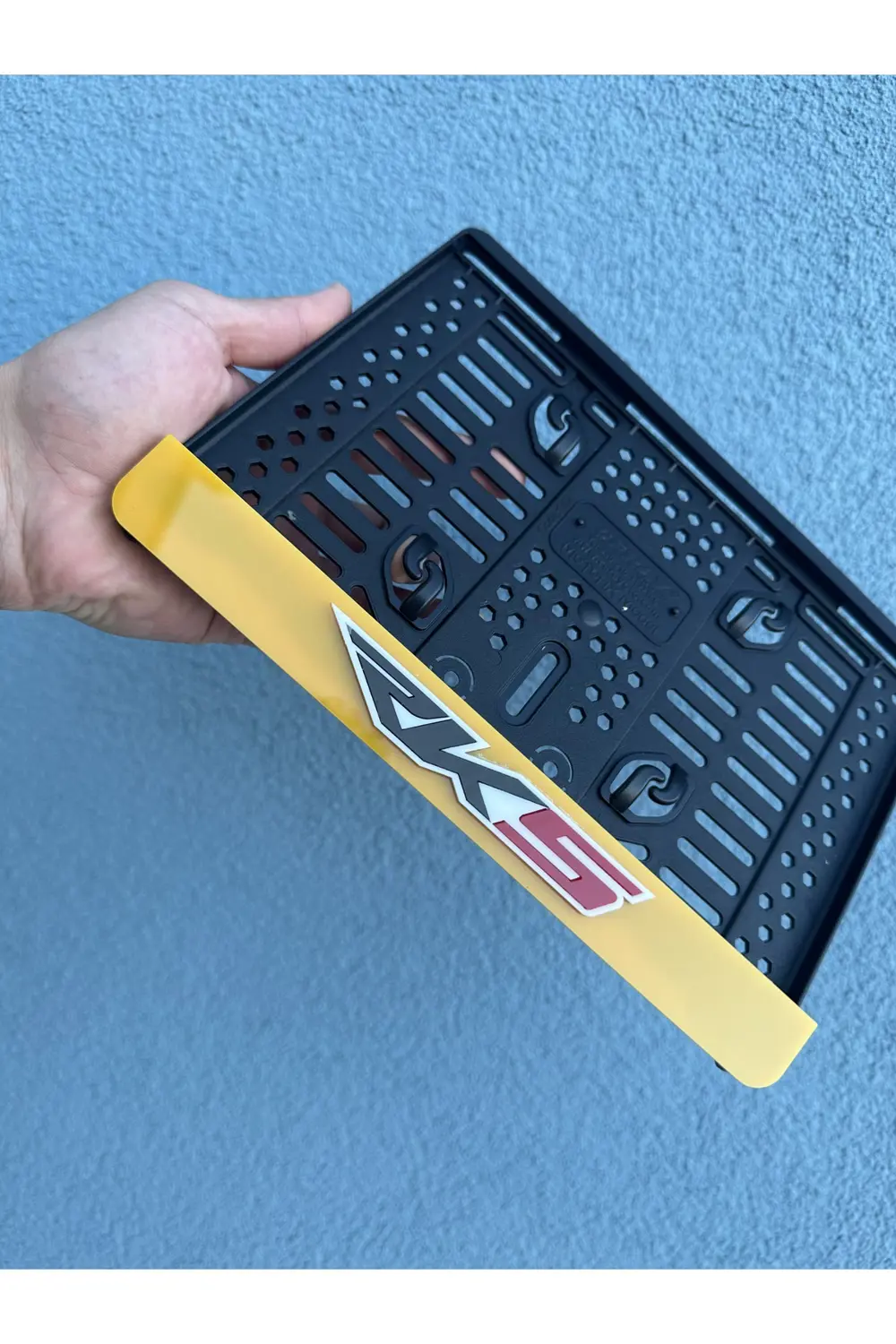 Rks 3d Kabrtmalı Pleksi Motor Plakalığı