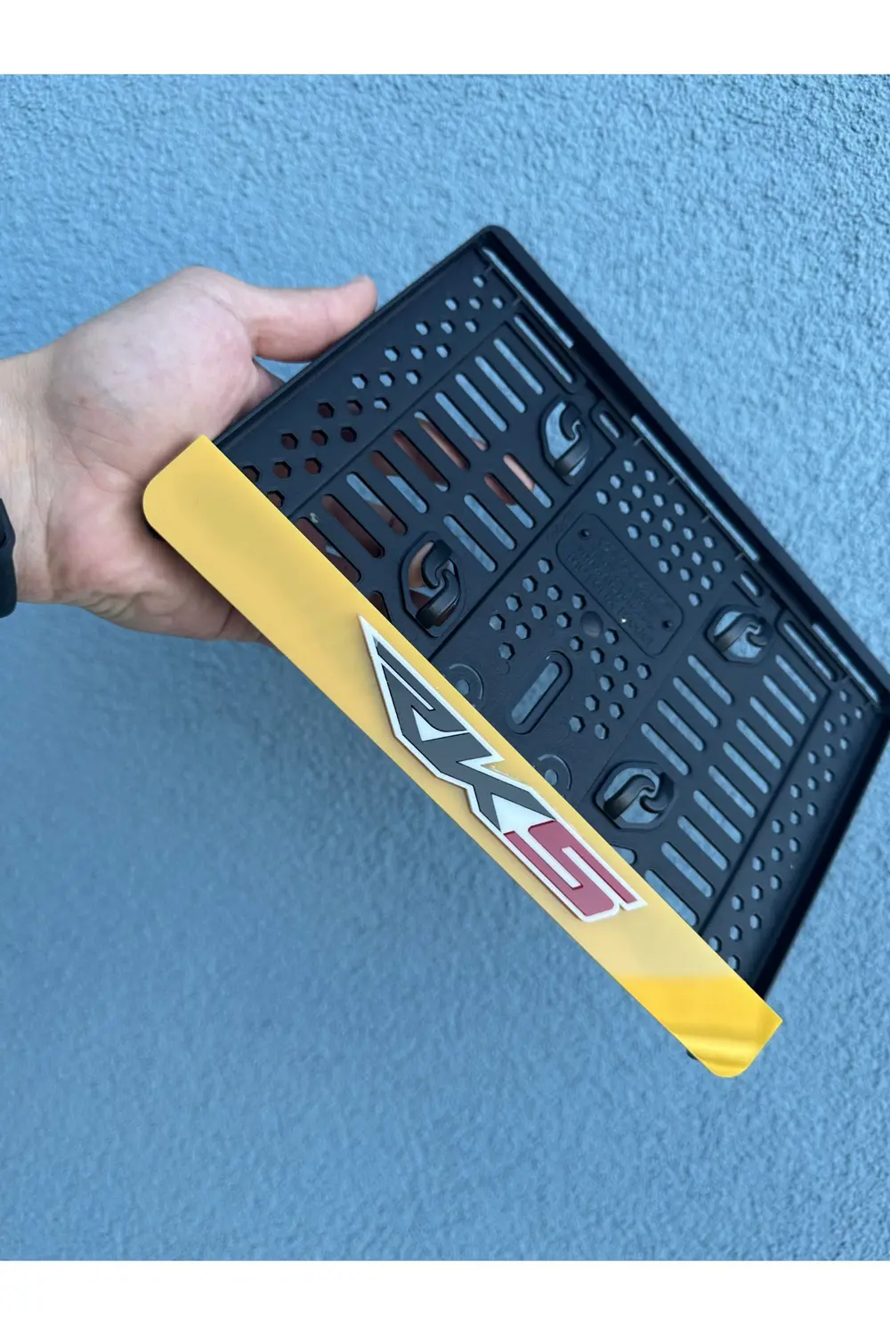 Rks 3d Kabrtmalı Pleksi Motor Plakalığı