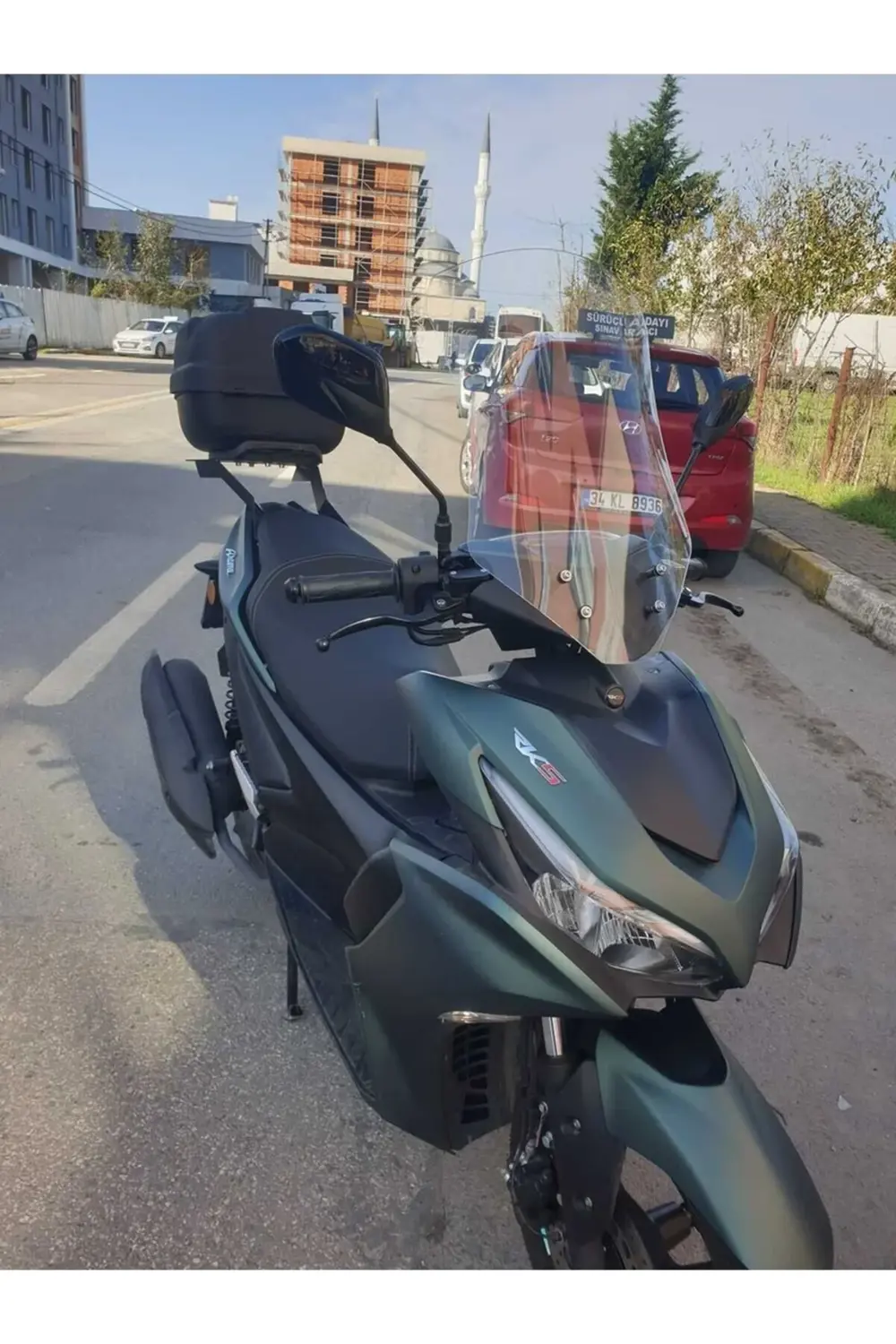 RKS Arome 125 Ön Cam 2023-2025 Model 54cm Şeffaf Renkli