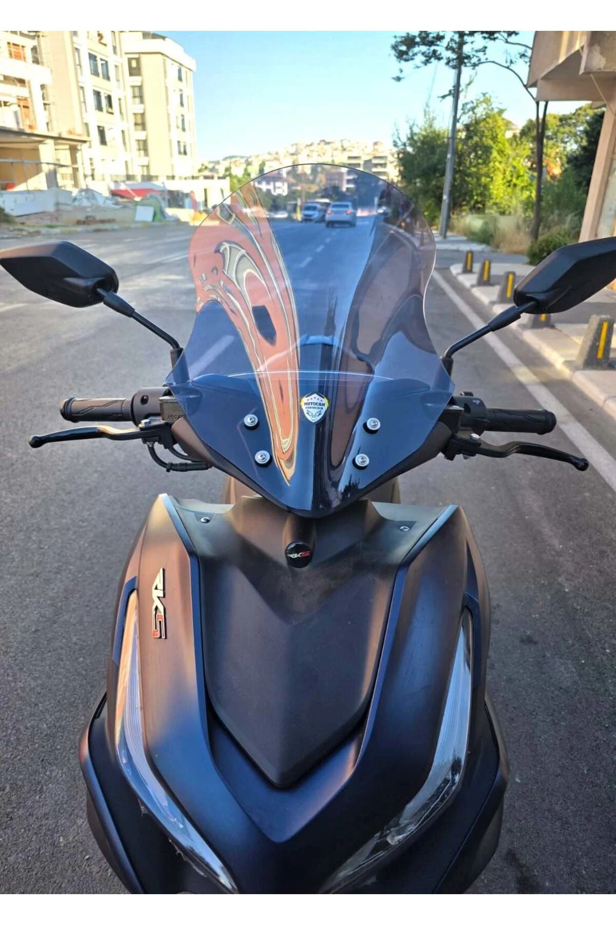 RKS Arome 125 Ön Cam 2022-2026 Model 43cm Füme Renkli SPORTİF
