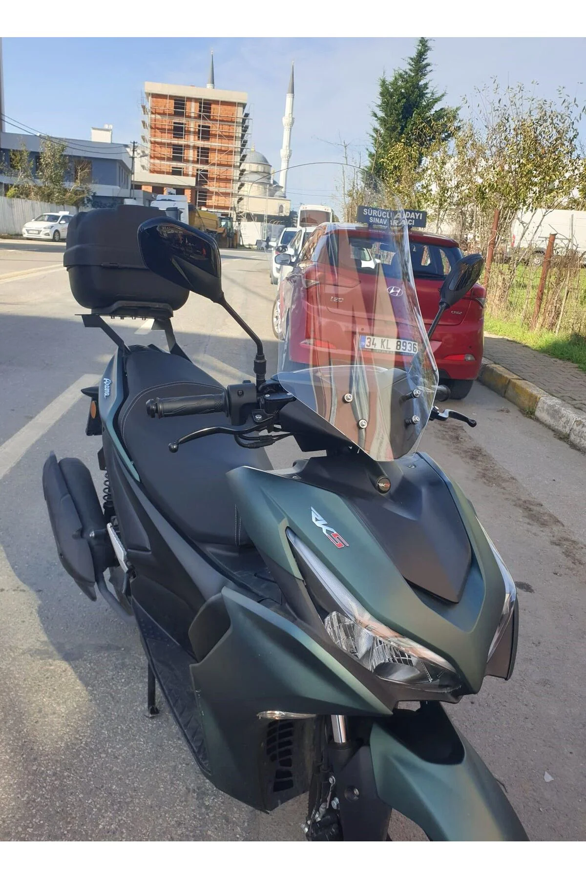RKS Arome 125 Ön Cam 2023-2026 Model 54cm Şeffaf Renkli