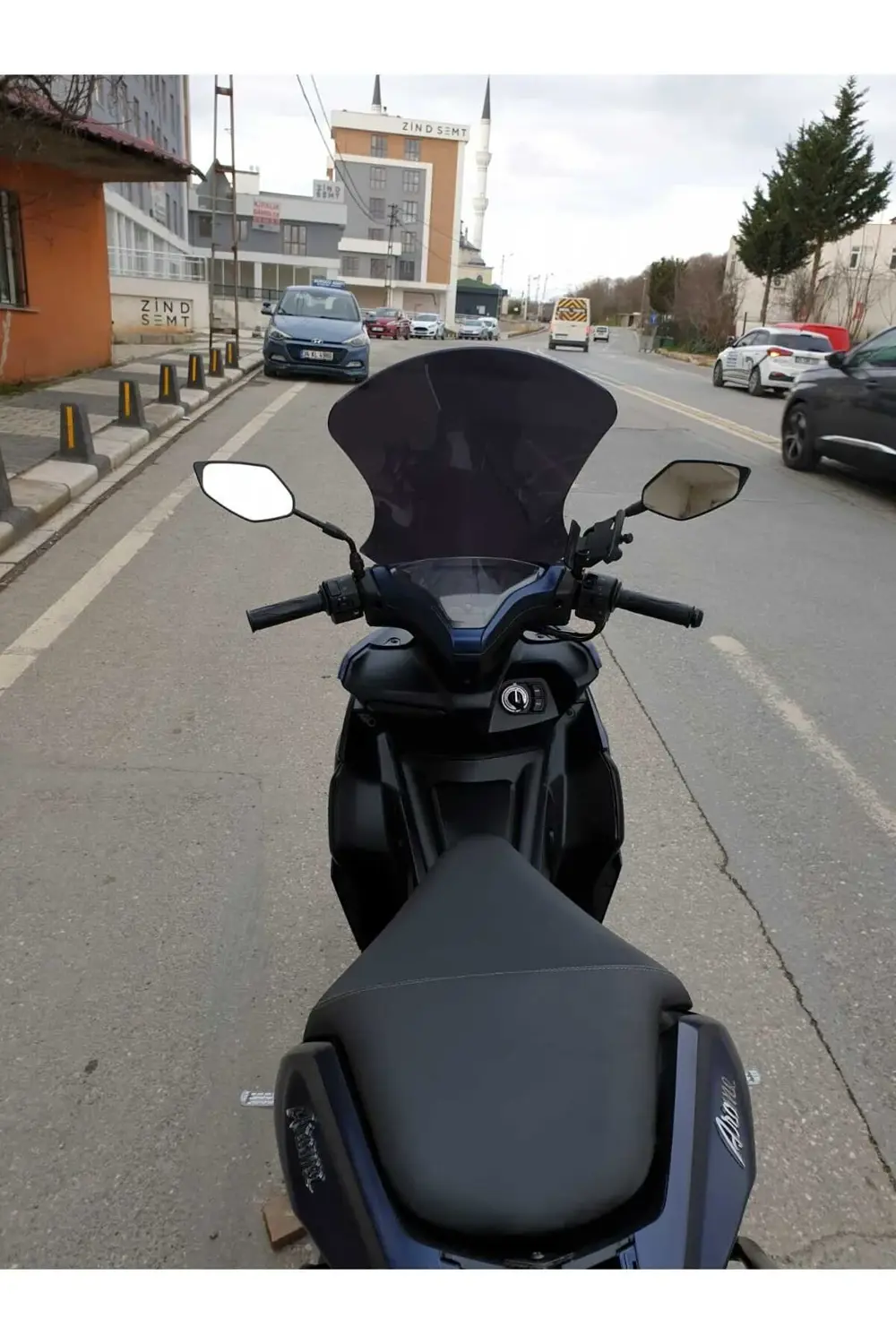 RKS Arome 125 Siperlik Ön Cam 2023-2025 Model 54cm Siyah Renkli S