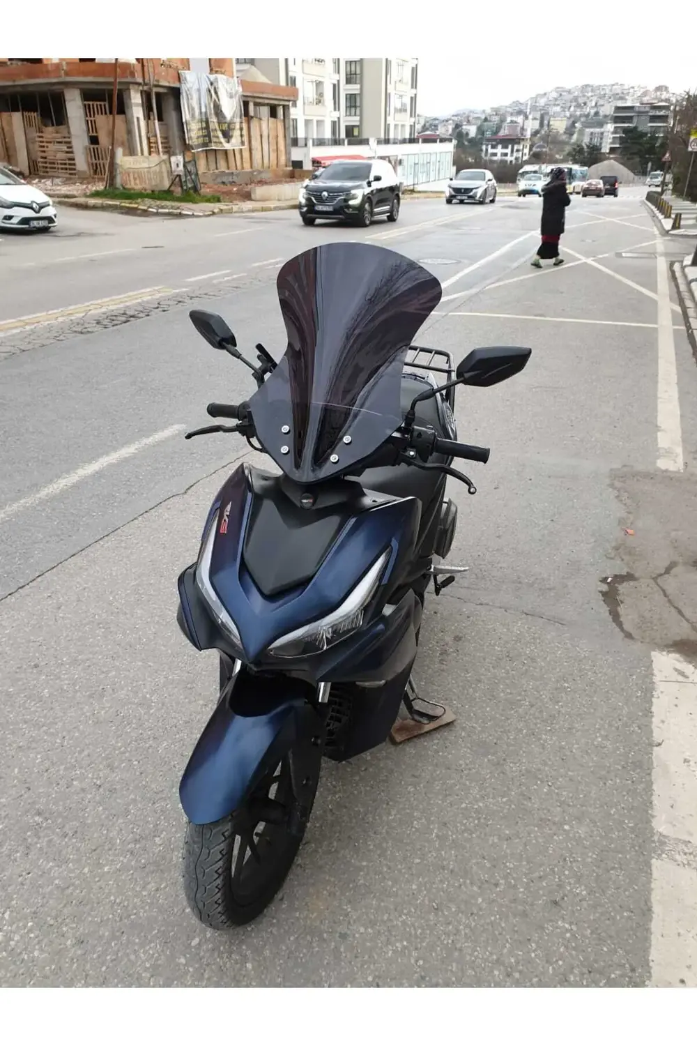 RKS Arome 125 Siperlik Ön Cam 2023-2025 Model 54cm Siyah Renkli S