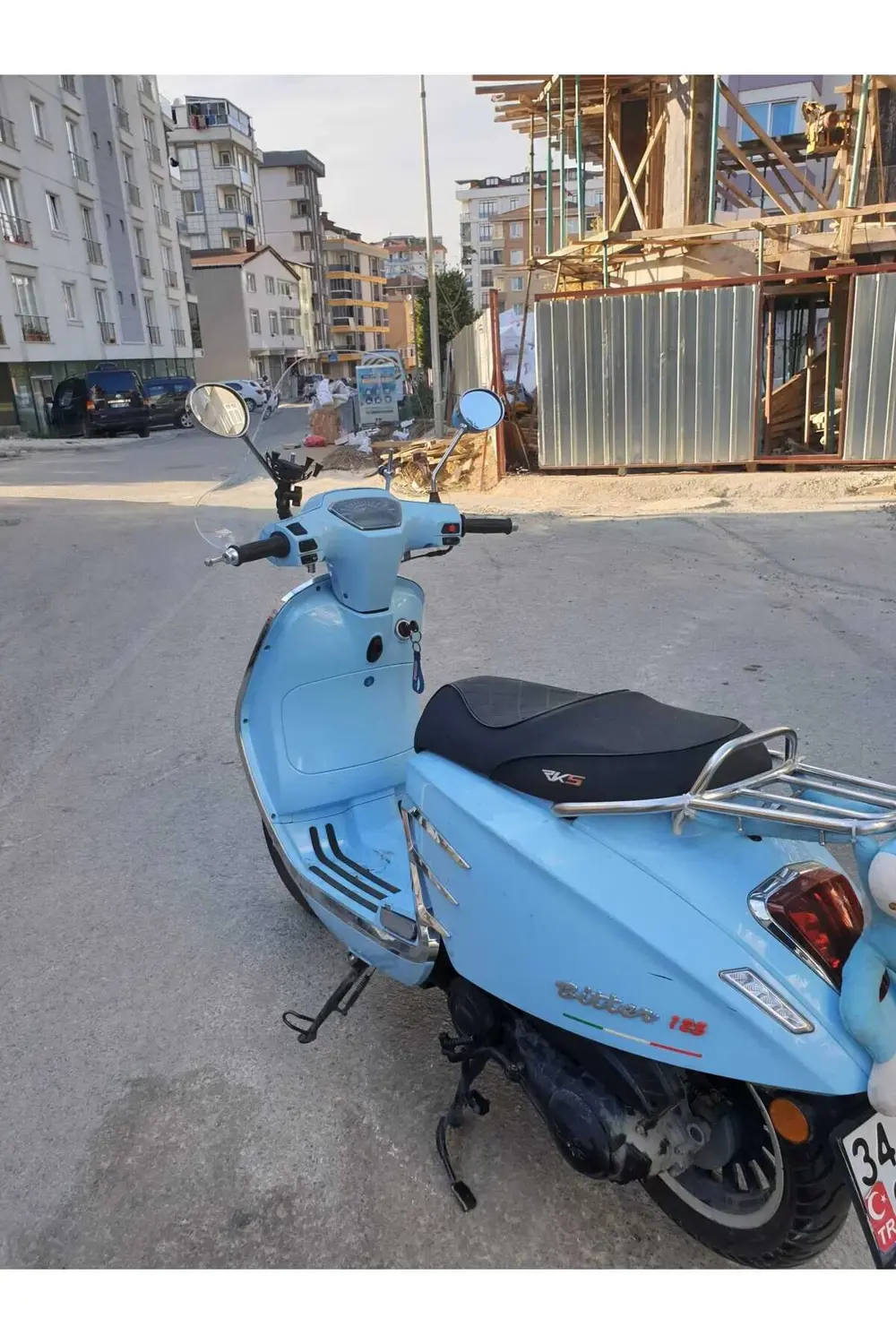 Rks Bitter 125 Ön Cam 2022 2024 Model Uyumlu 43cm Şeffaf Renkli 4