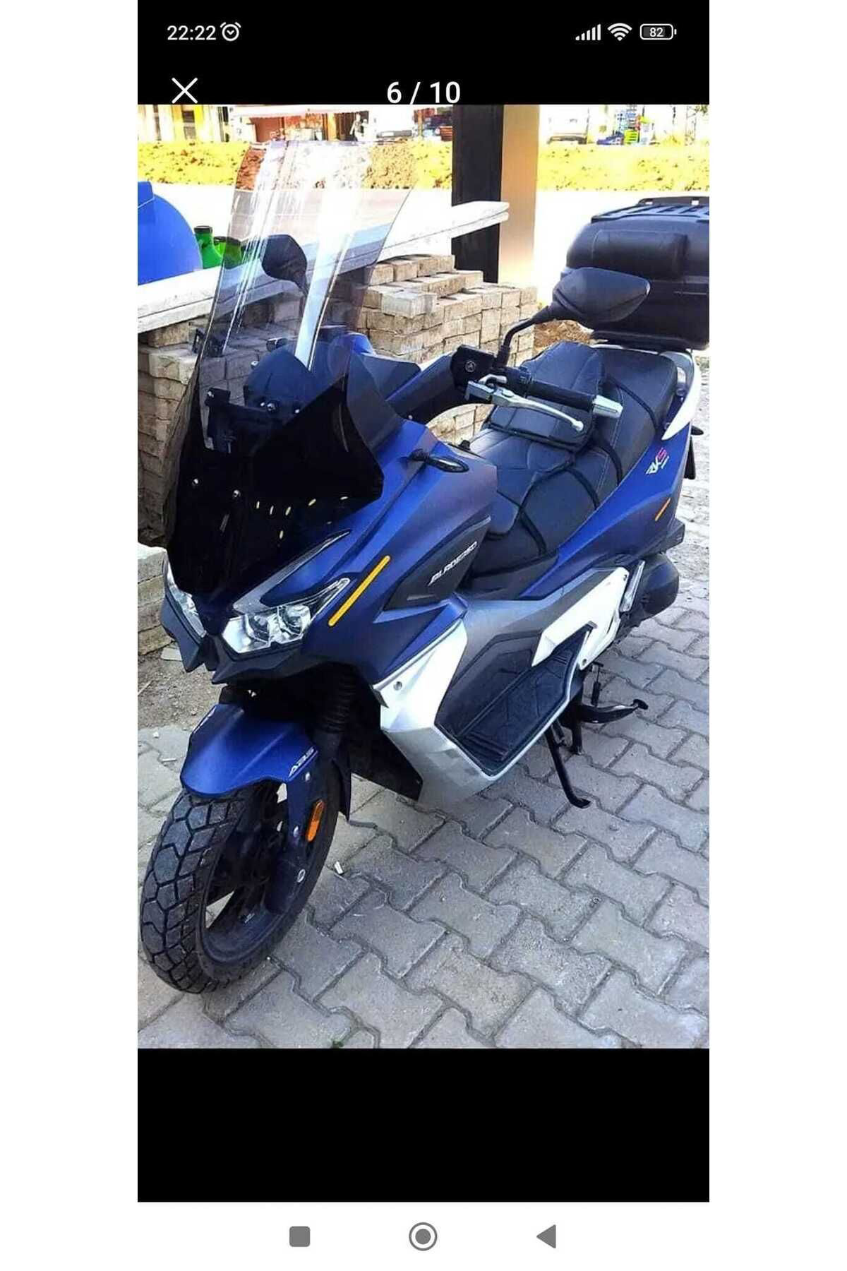 Motocam Rks Blade 250 -350 Siperlik Uyumlu Ön Cam 2023-2025 Model 65Cm Fü