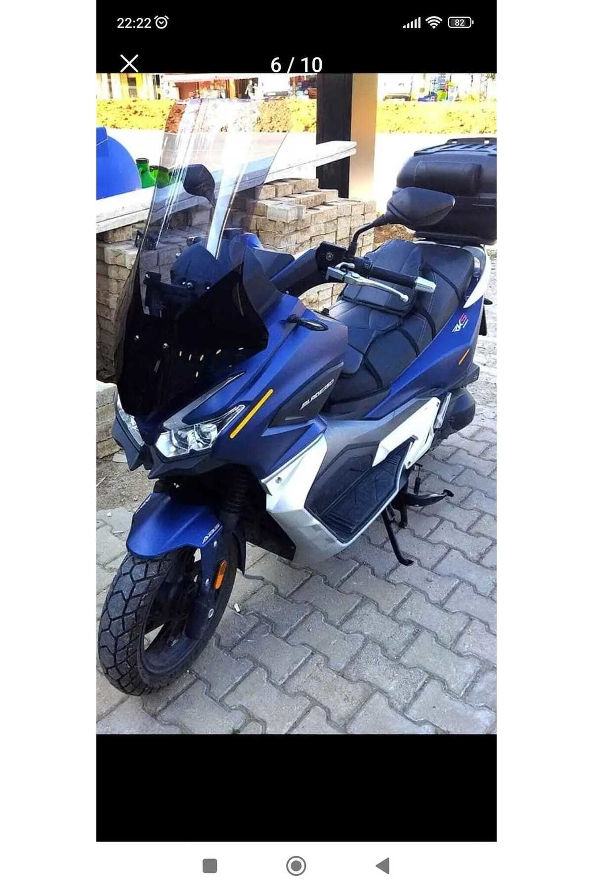 Motocam Rks Blade 250 -350 Siperlik Ön Cam 2023-2025 Model 75Cm Füme Renk