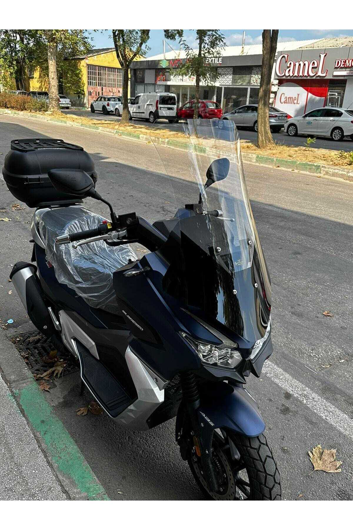 Motocam Rks Blade Ön Cam 2023 2024 Model 75Cm Şeffaf Renkli 4Mm Uzun Cam