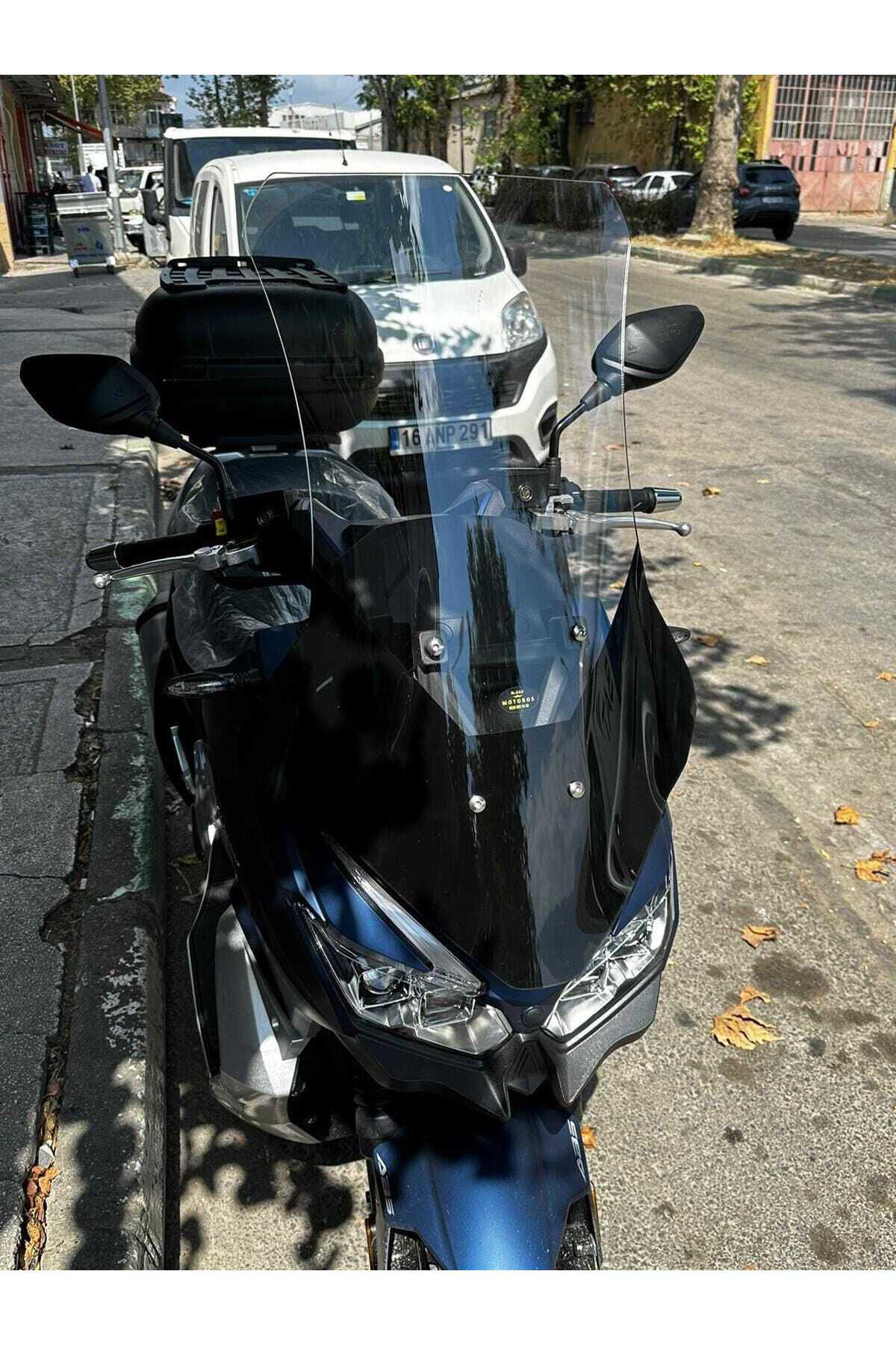 Motocam Rks Blade Ön Cam 2023 2024 Model 75Cm Şeffaf Renkli 4Mm Uzun Cam