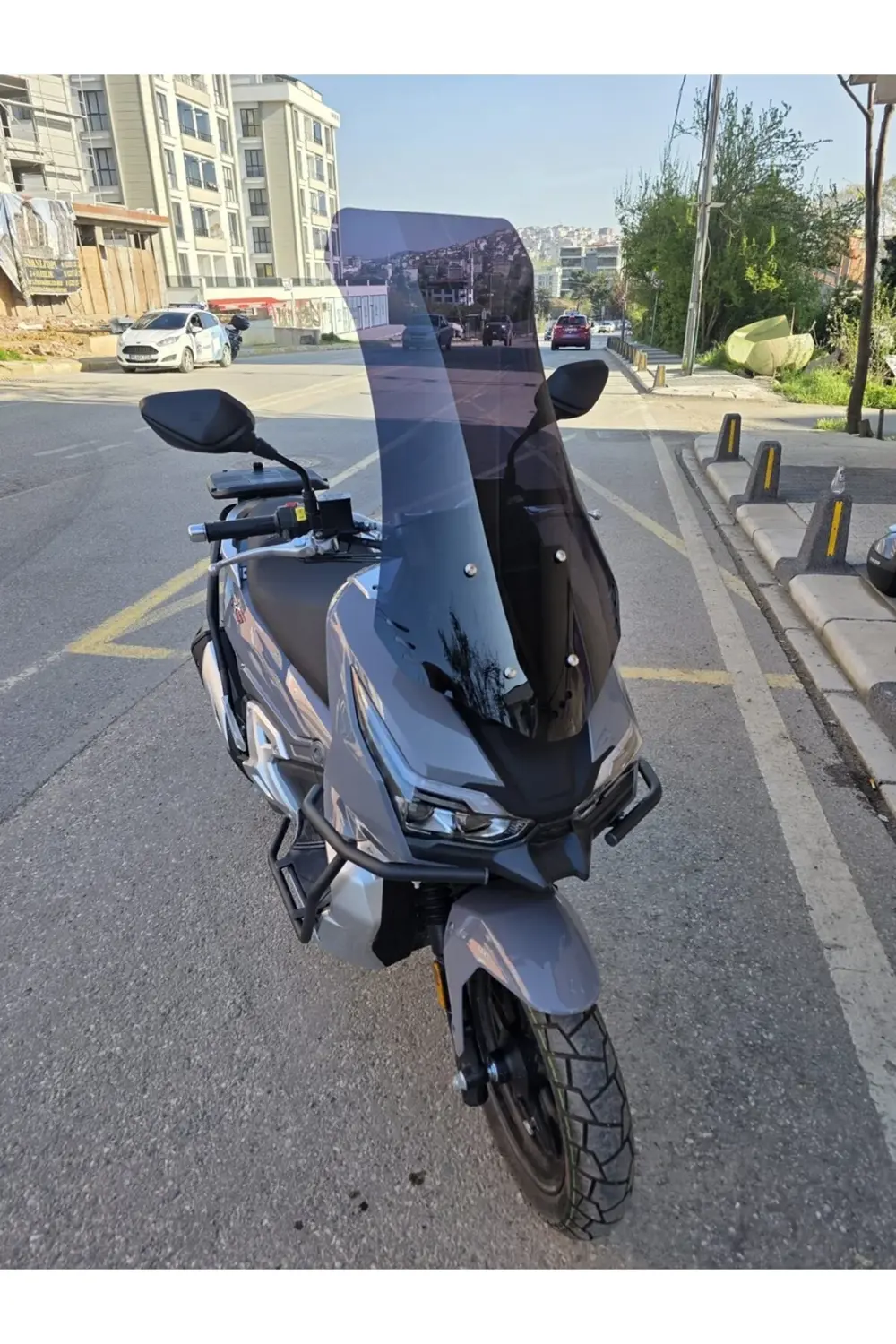 RKS Freccia 150 Ön Cam 2022-2025 Model 75cm Siyah Renkli 4mm UZUN