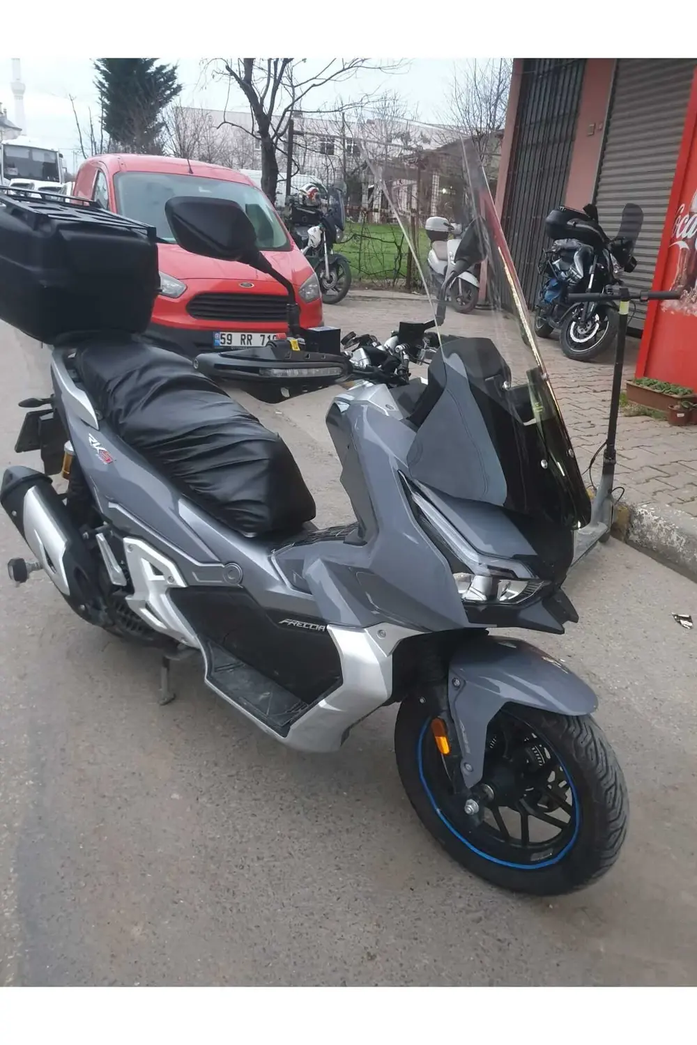 Rks Freccia 150 Ön Cam Alt Siyah 2022 2024 Model 75cm Şeffaf Renk